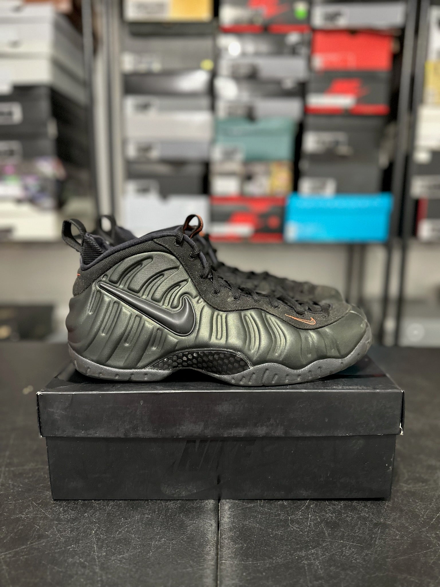 Size 12 - Foamposite Pro Sequoia