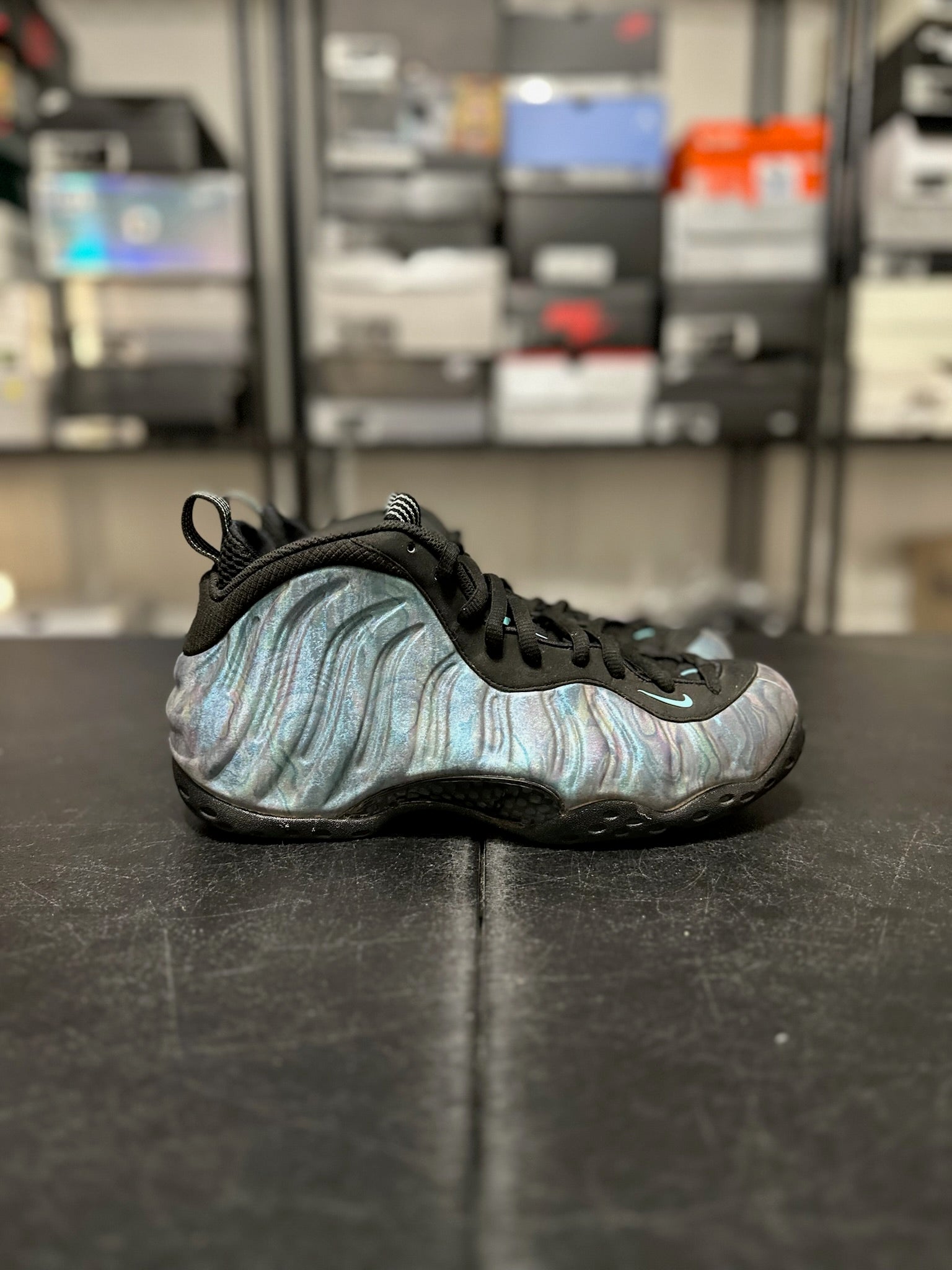 Size 9 - Foamposite 1 Abalone