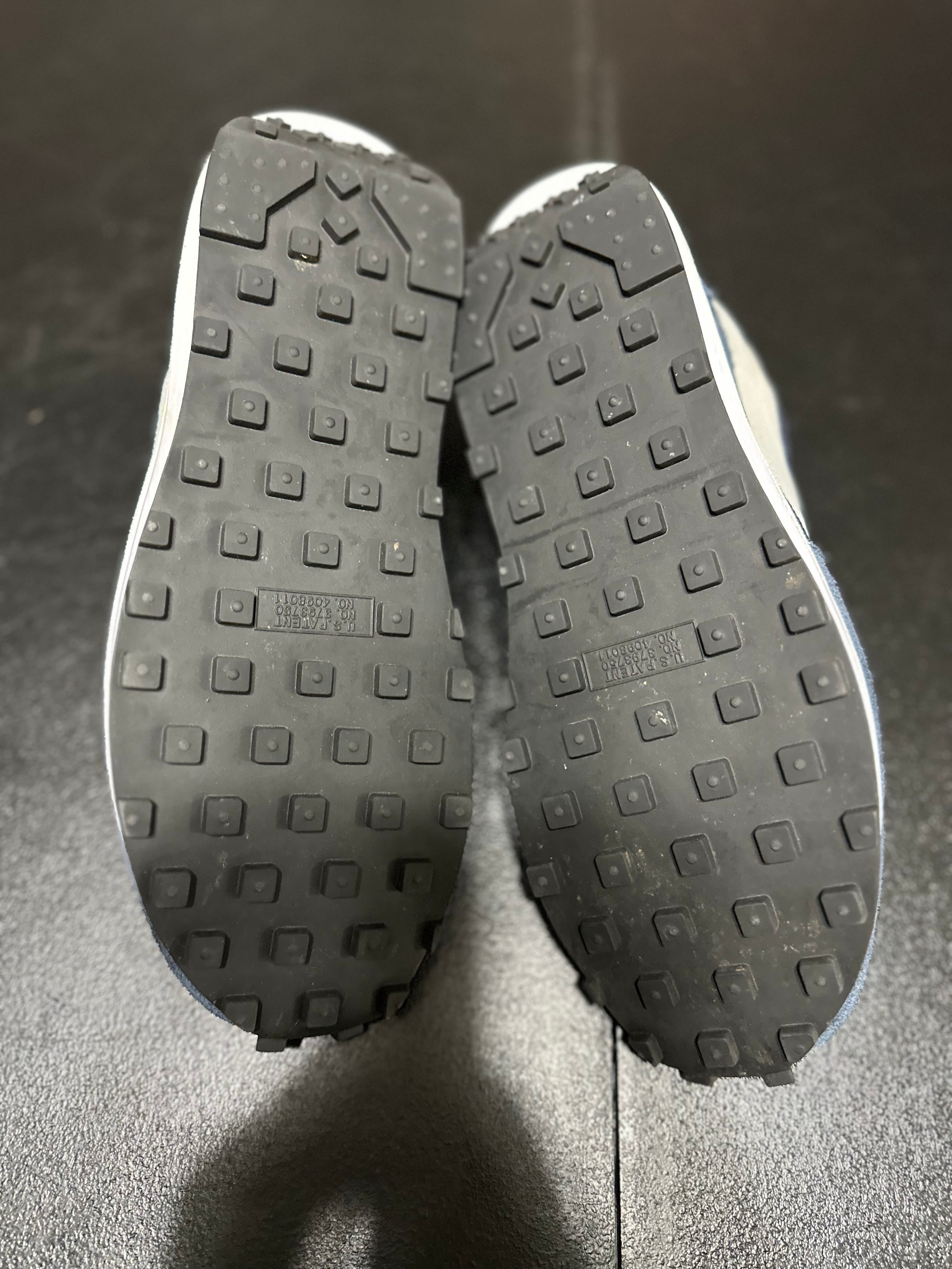 Size 10.5 - sacai waffle blackened blue