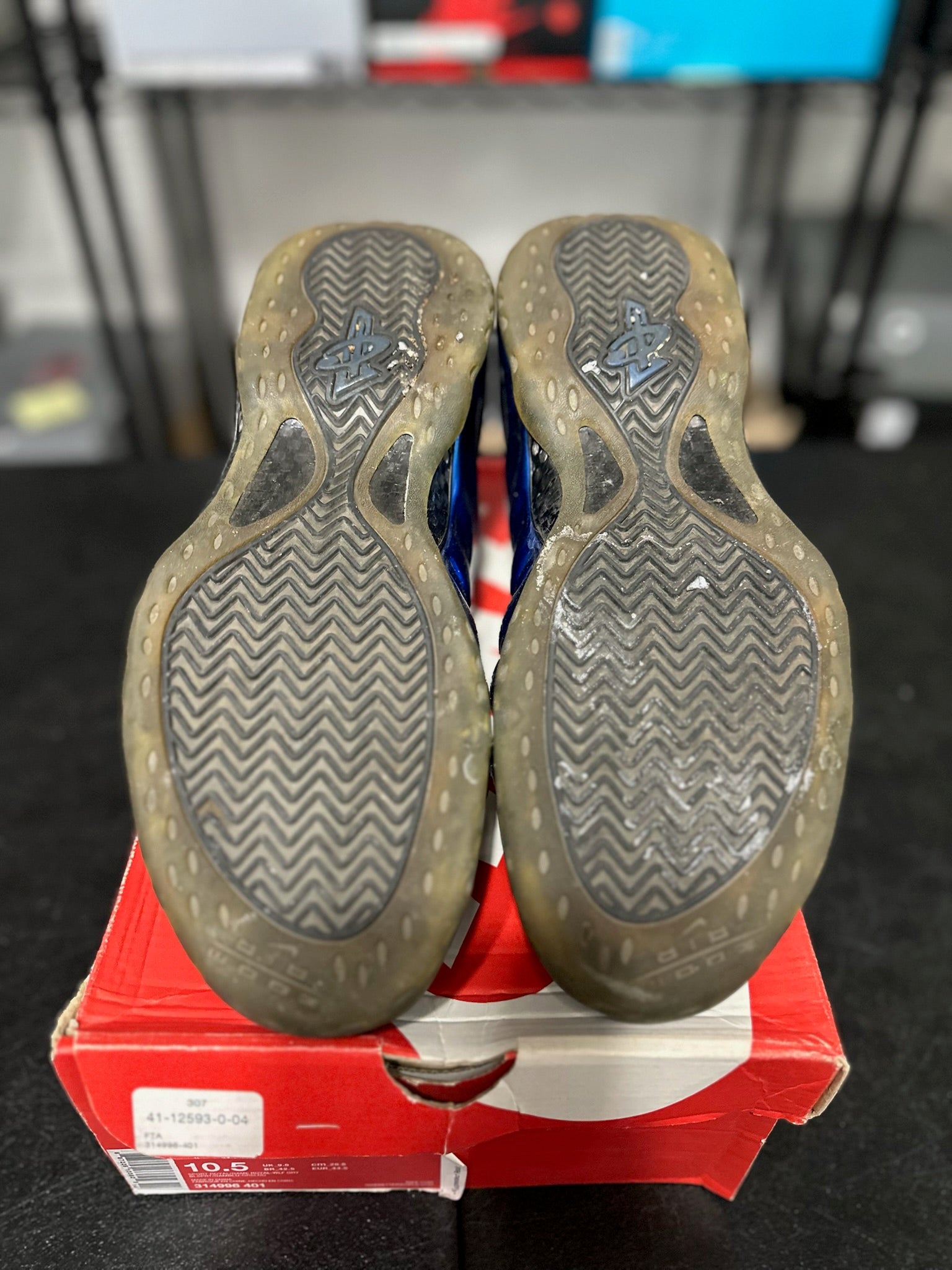 Size 10.5 - Foamposite 1 Sport Royal