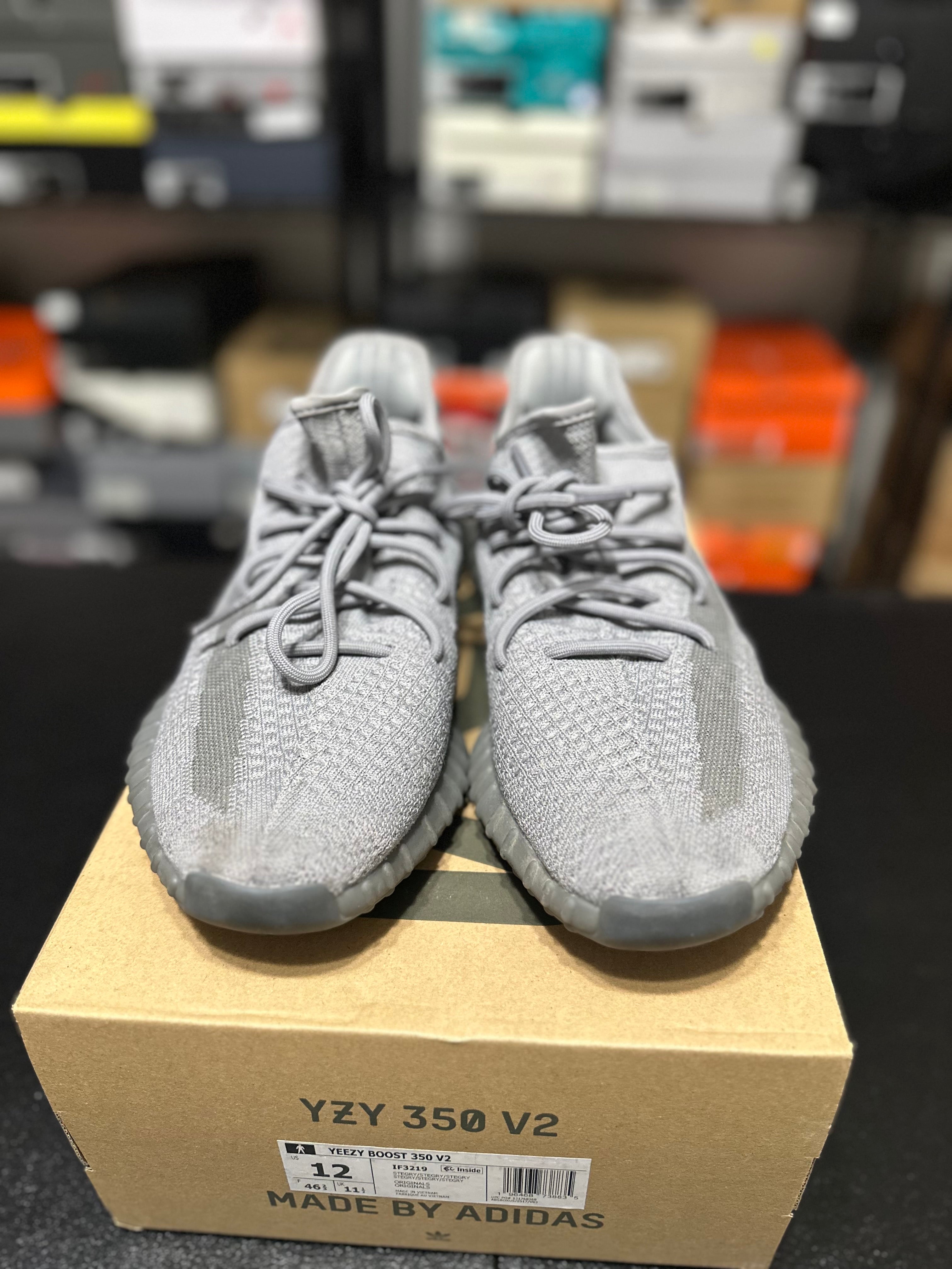 Size 12 - YZY 350 steel grey