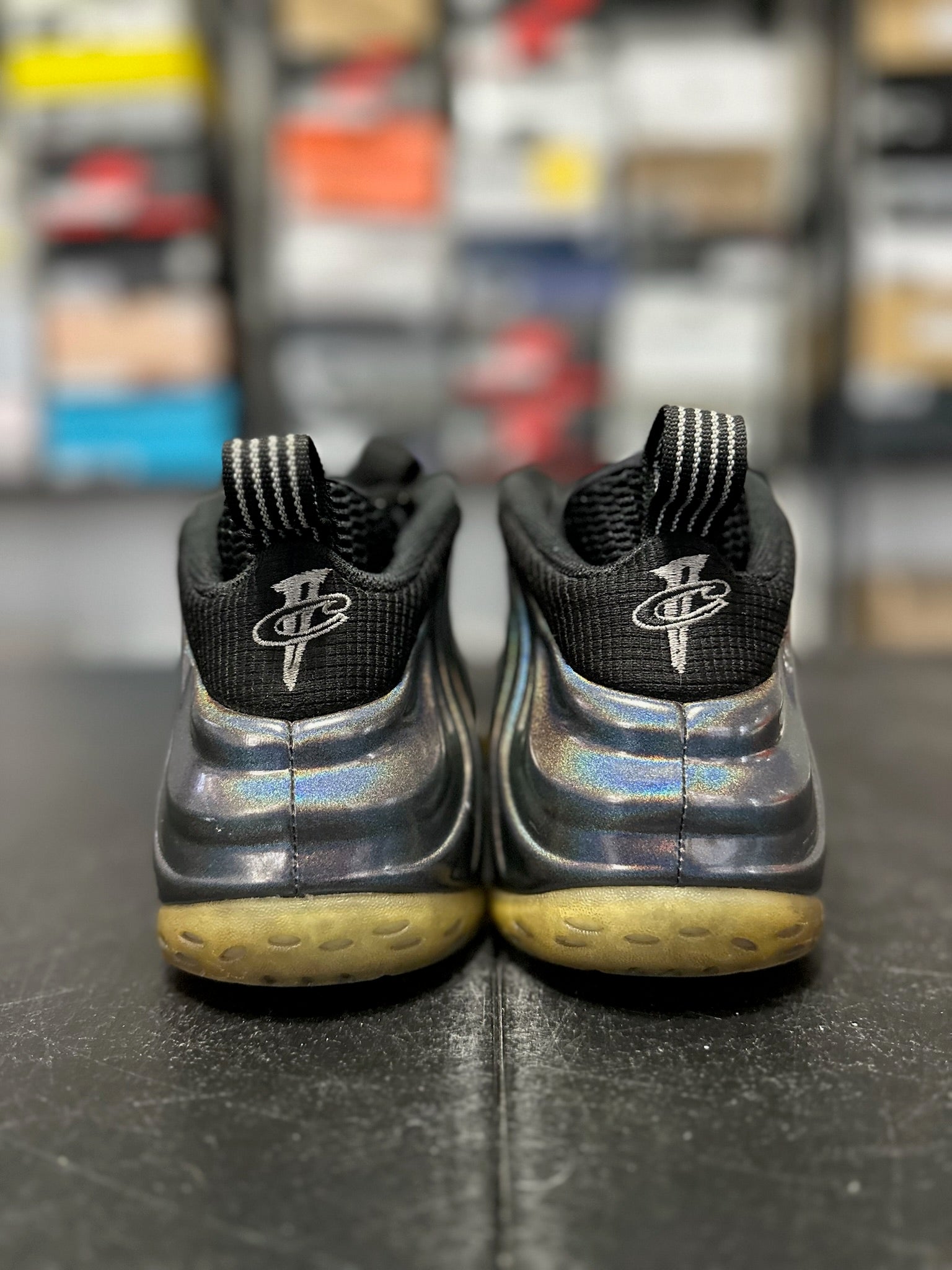 Size 9.5 - Foamposite 1 Hologram