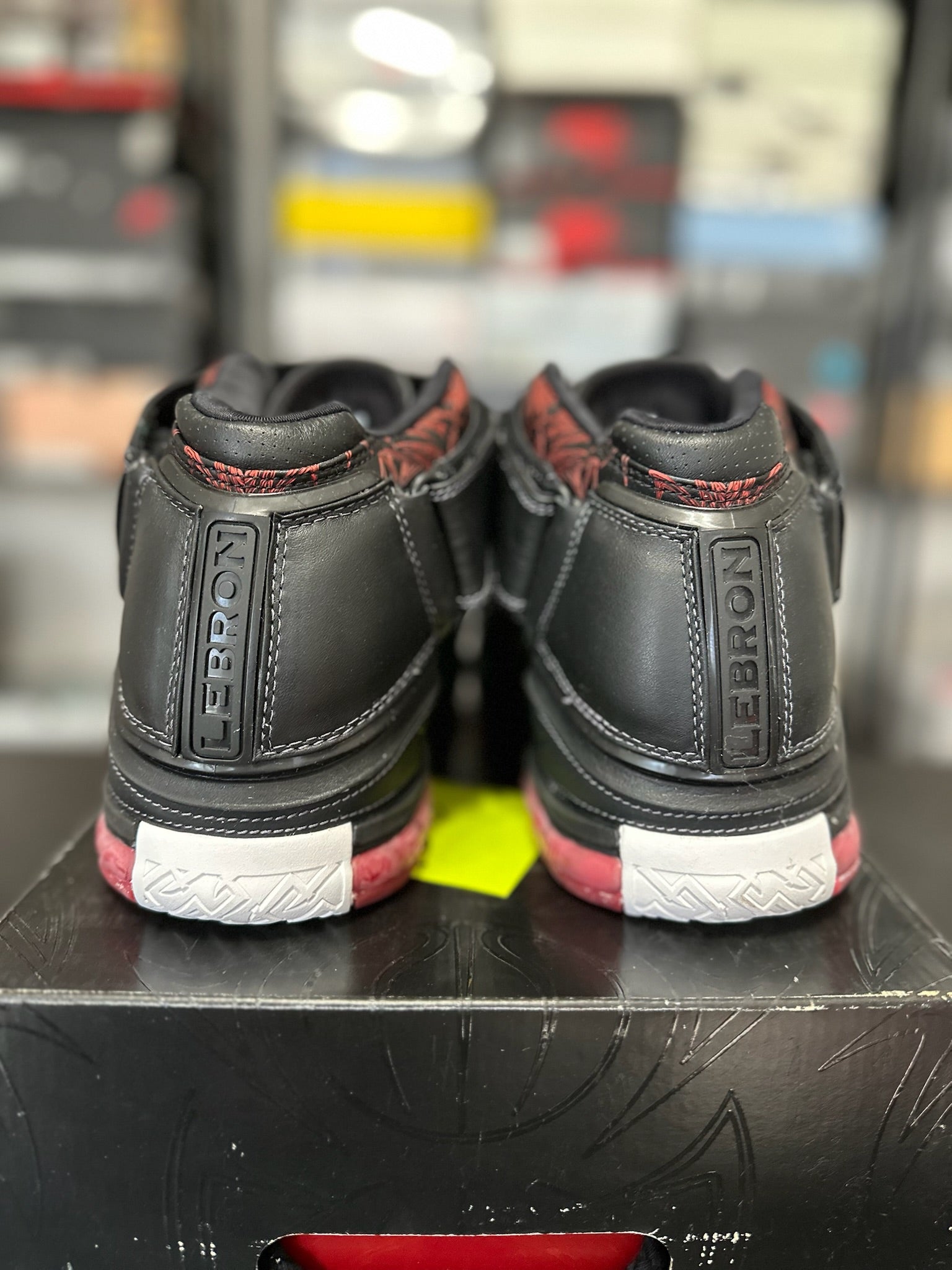 Size 13 - LeBron Zoom 2 Black Crimson