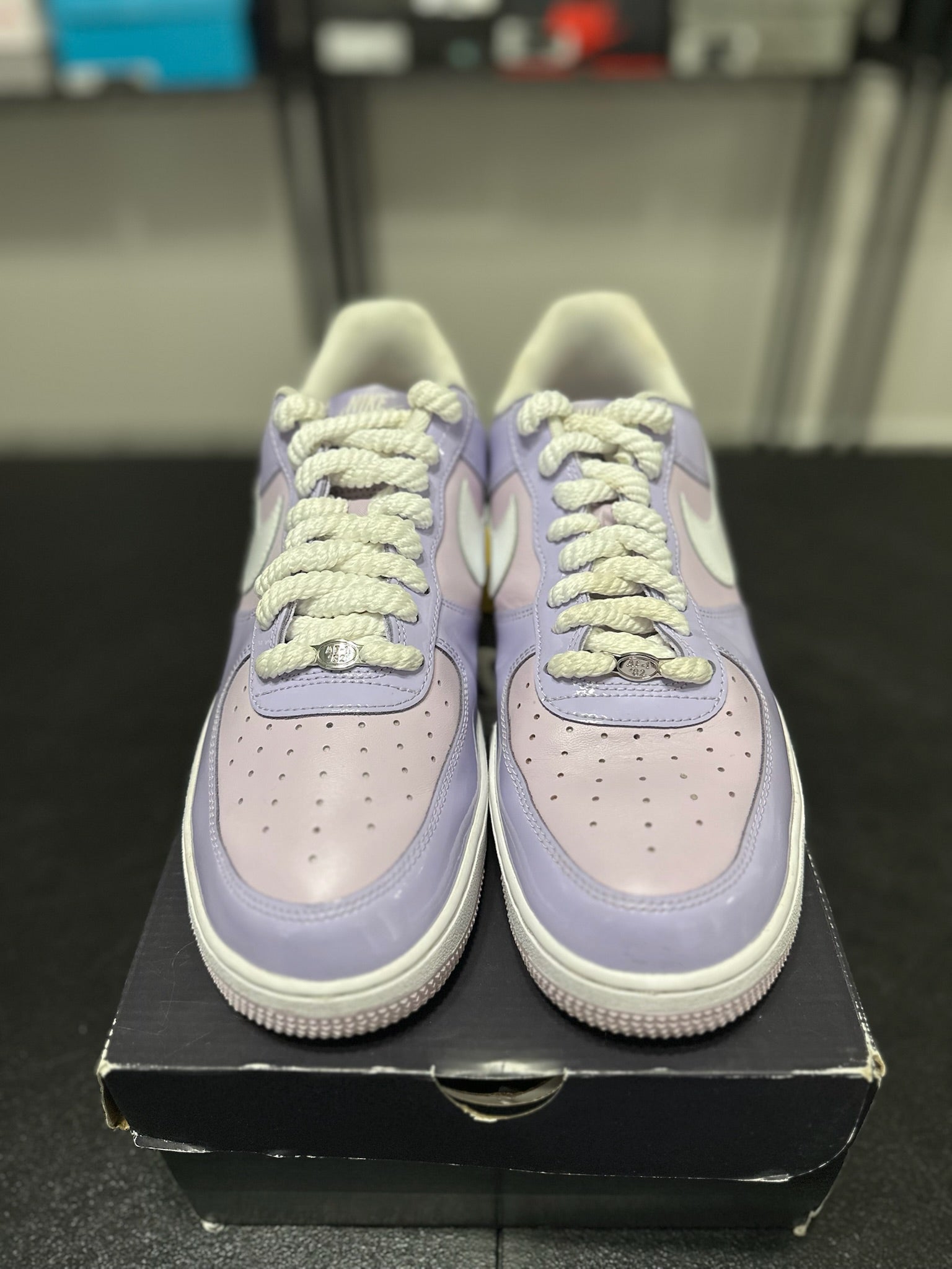 Size 11.5 - AF 1 Low LV8 Hydrangeas Patent