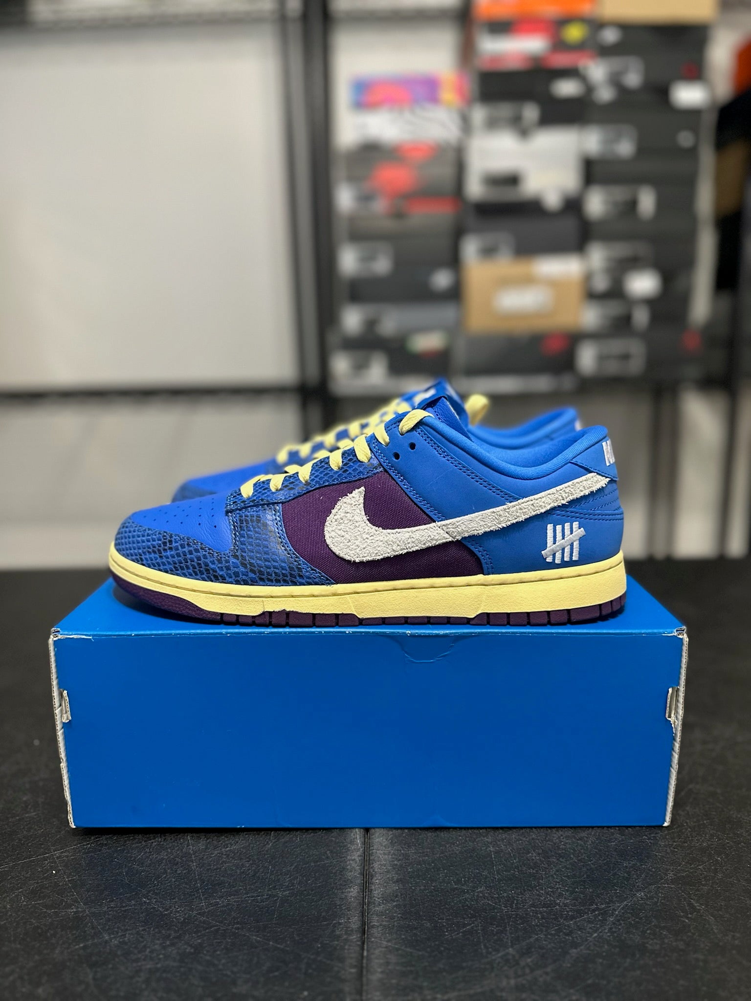 Size 13 - Dunk Low Undefeated 5 on it Dunk vs. AF1