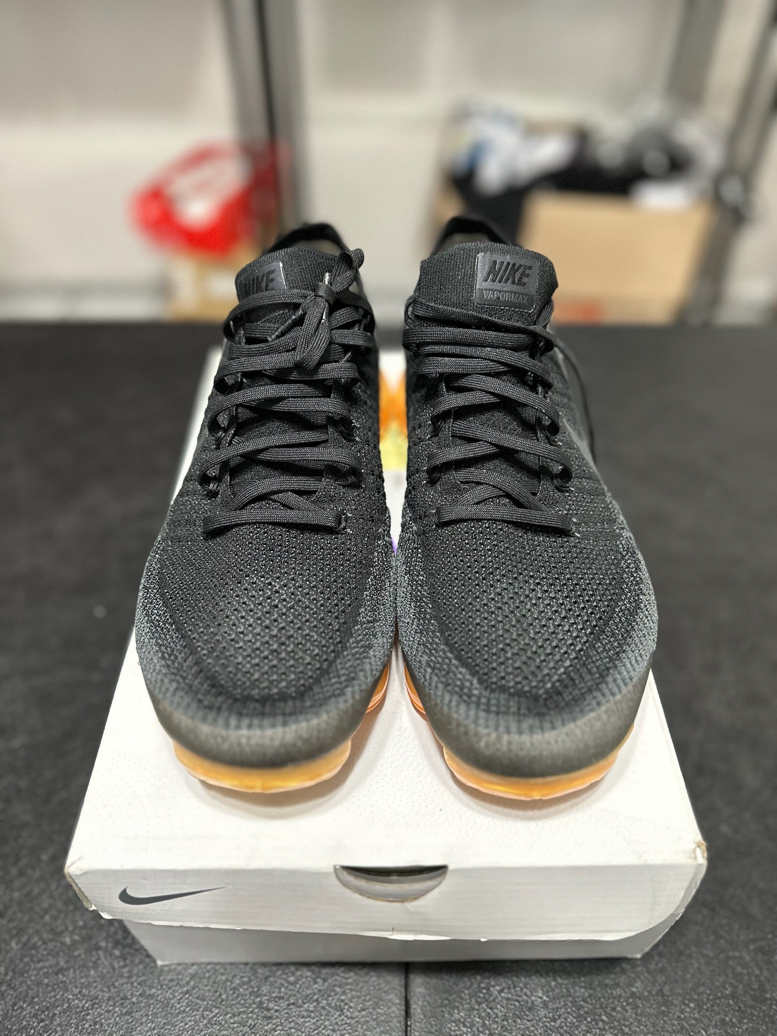 Size 11.5 - VaporMax 2 Black Orange