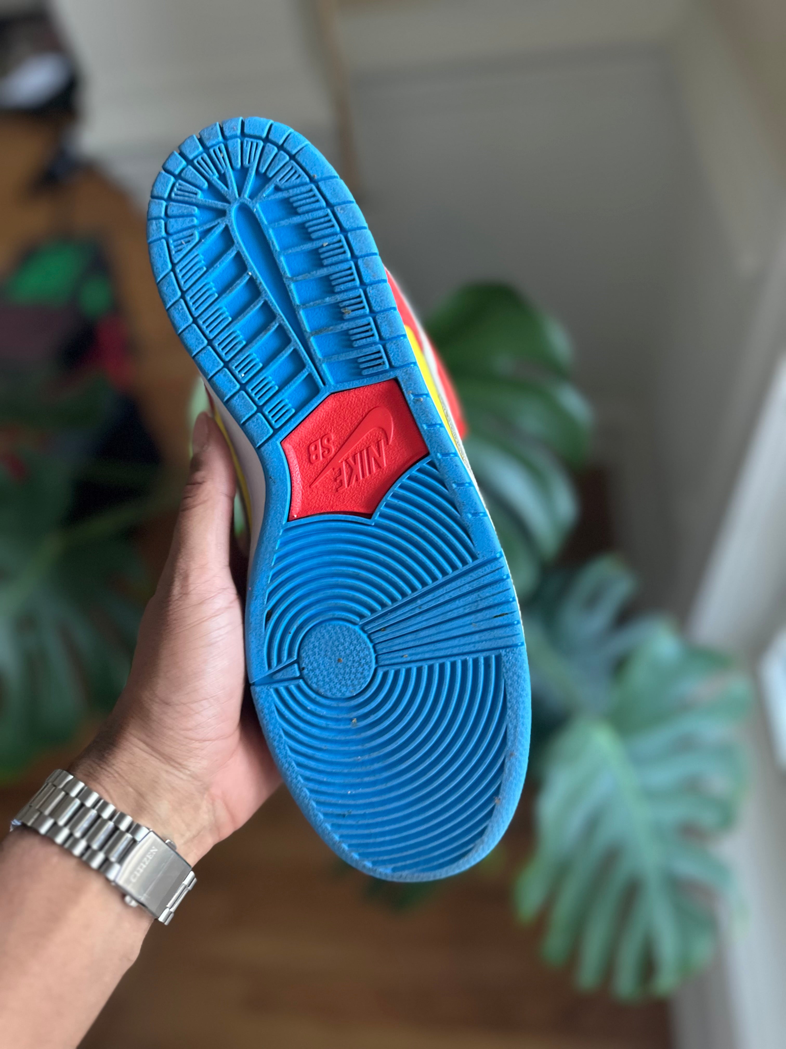 Size 9.5 - Dunk low bart Simpson