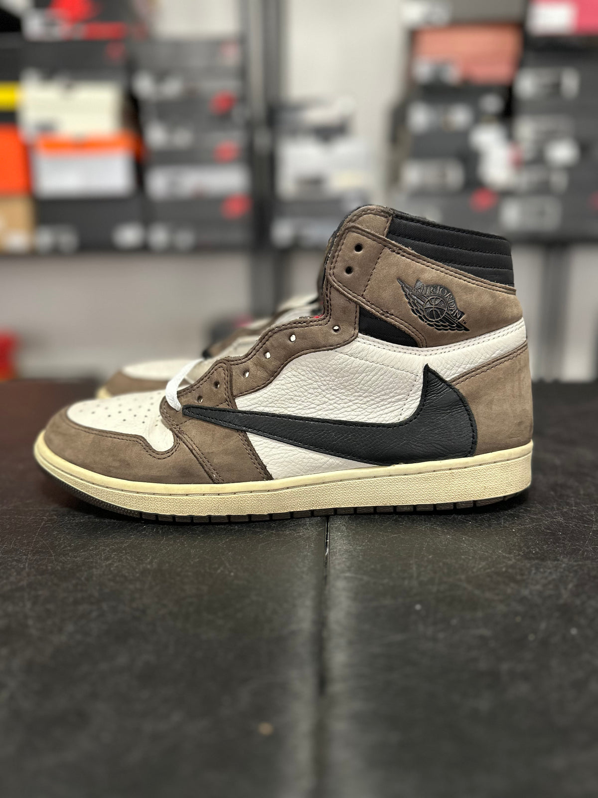 Size 13 - J1 high Travis Scott mocha