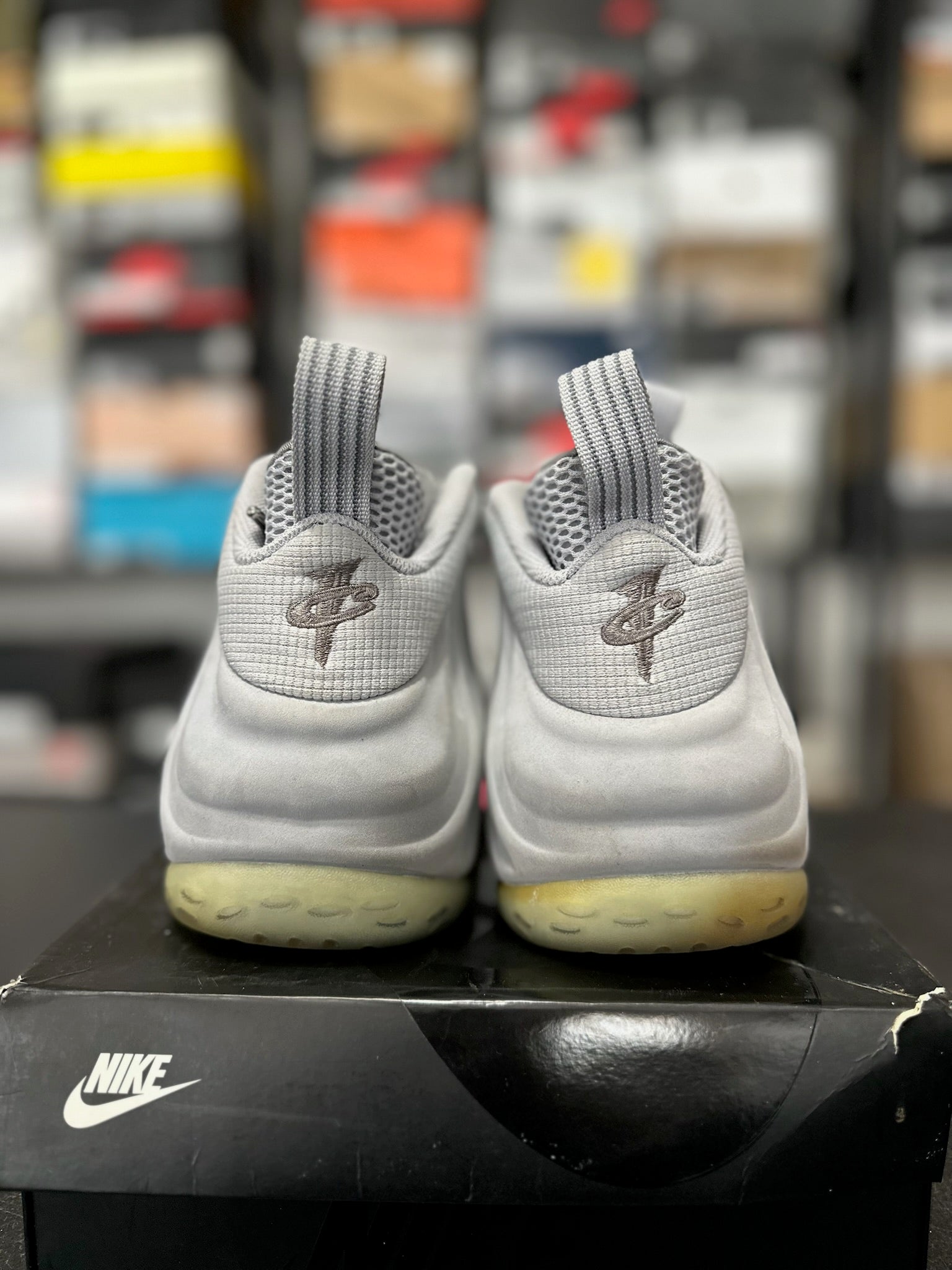 Size 12 - Foamposite 1 Wolf Grey Suede