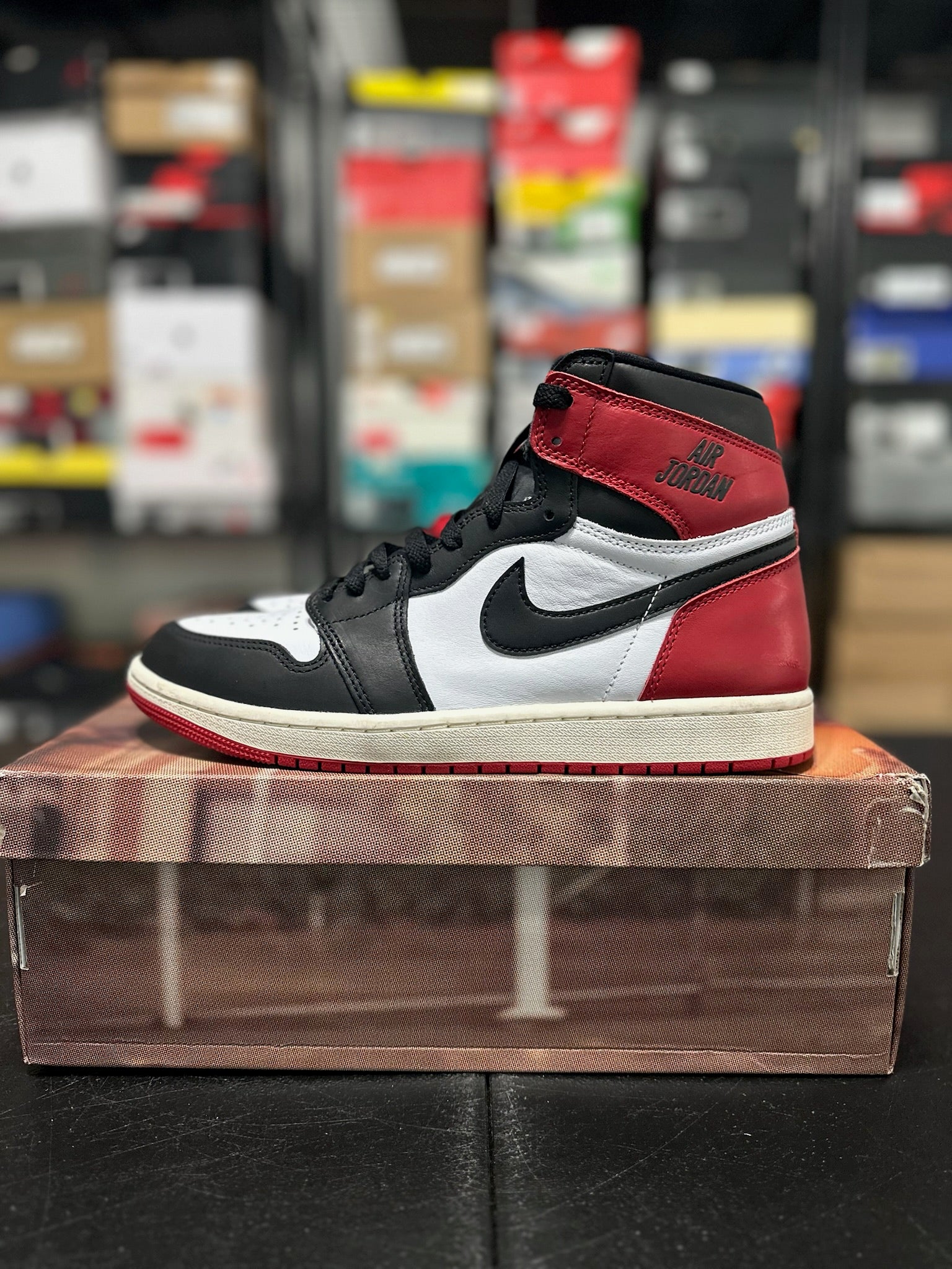 Size 9.5 - J1 High Black Toe Reimagined