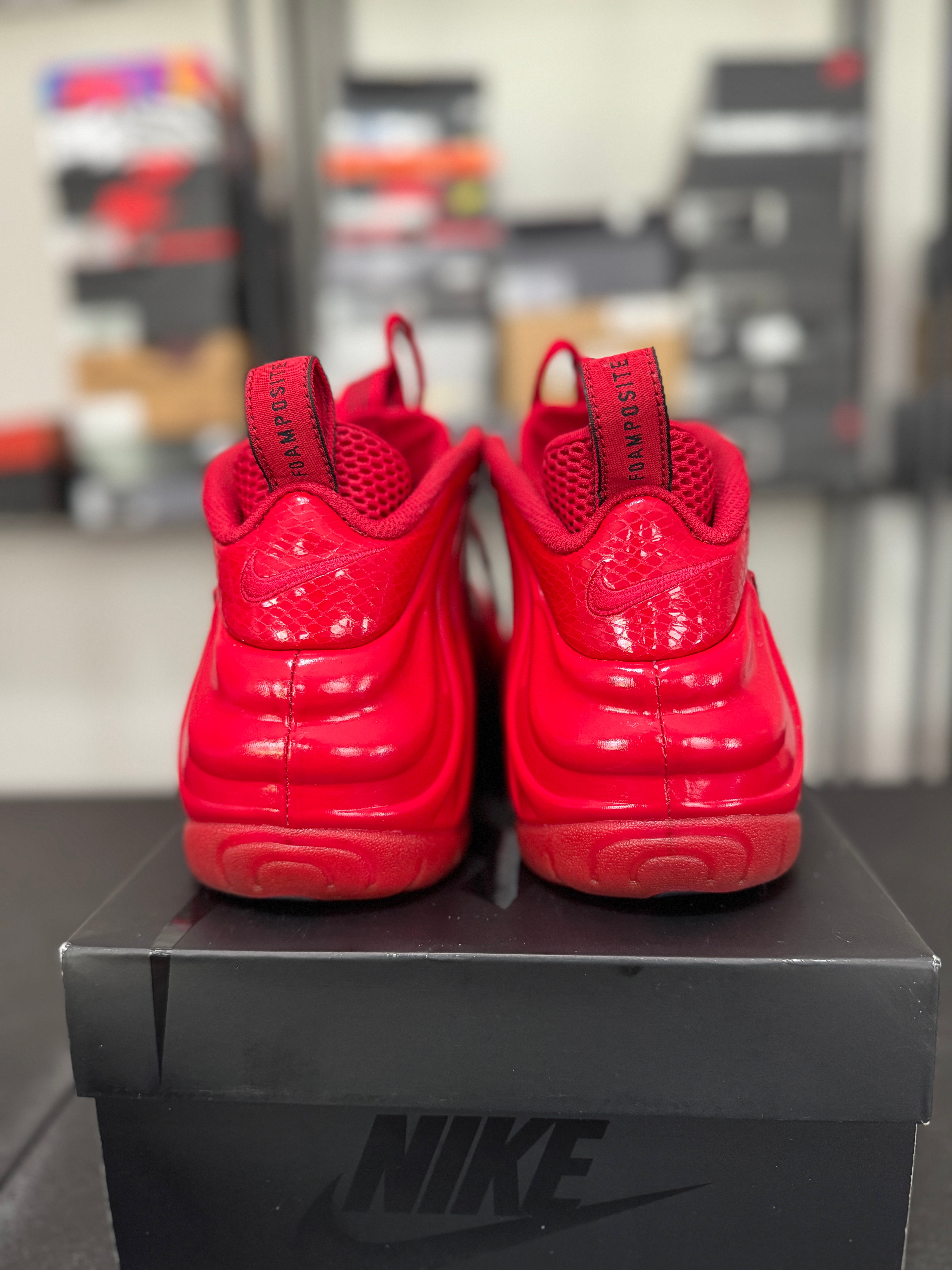 Size 11 - Foamposite pro red October