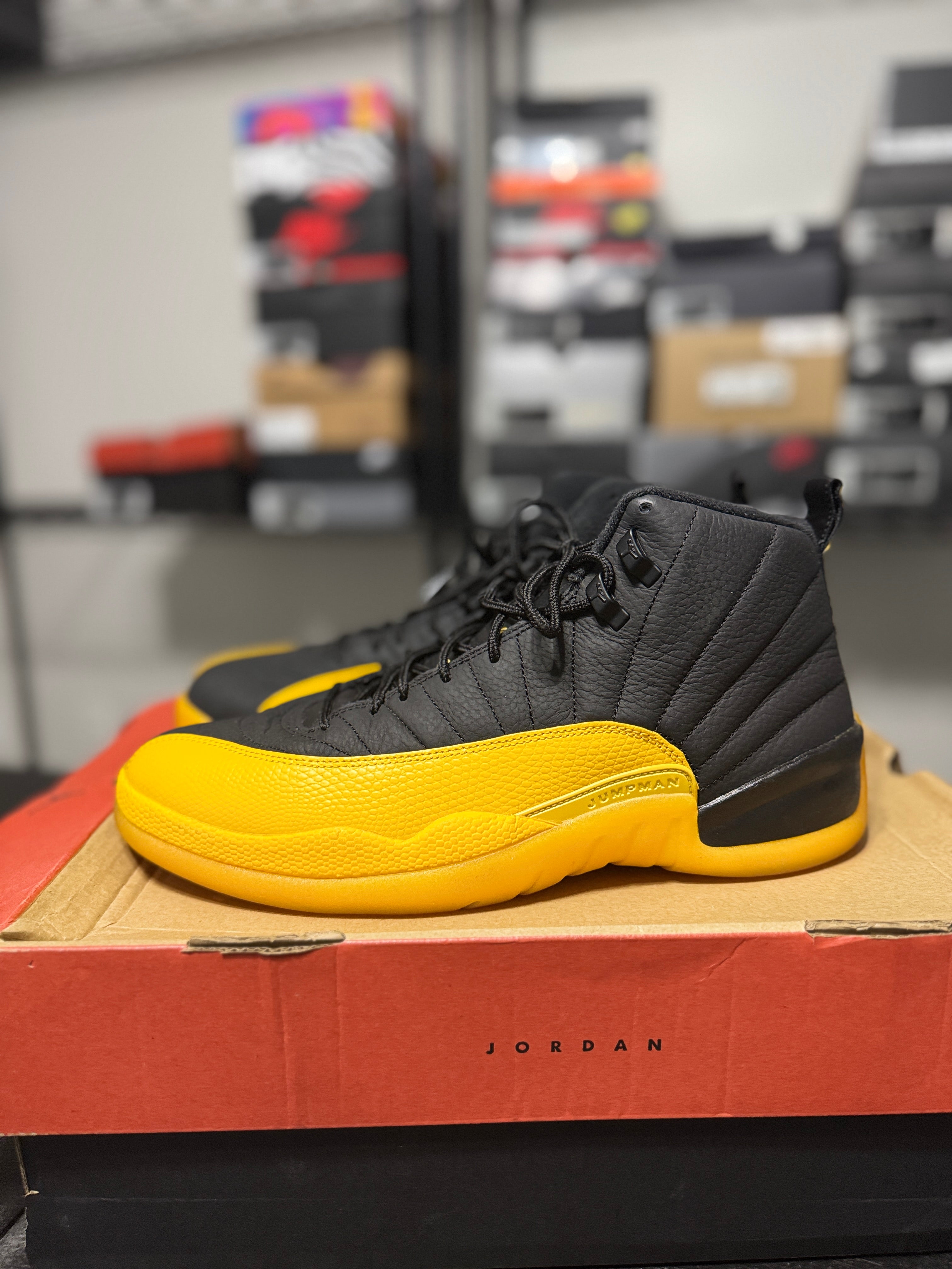 Size 11.5 - J12 university Gold