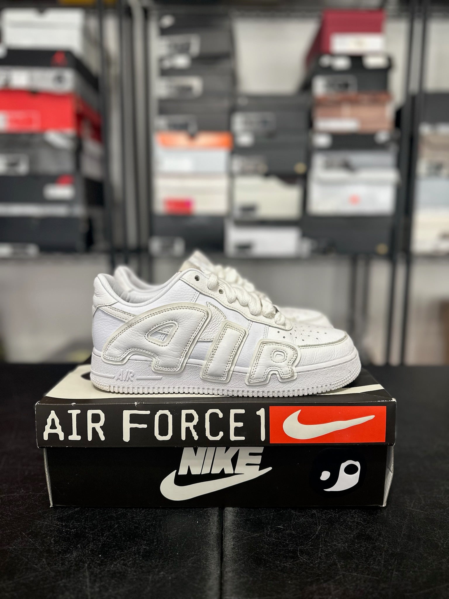 Size 8 - AF 1 Low Cactus Plant Flea Market White