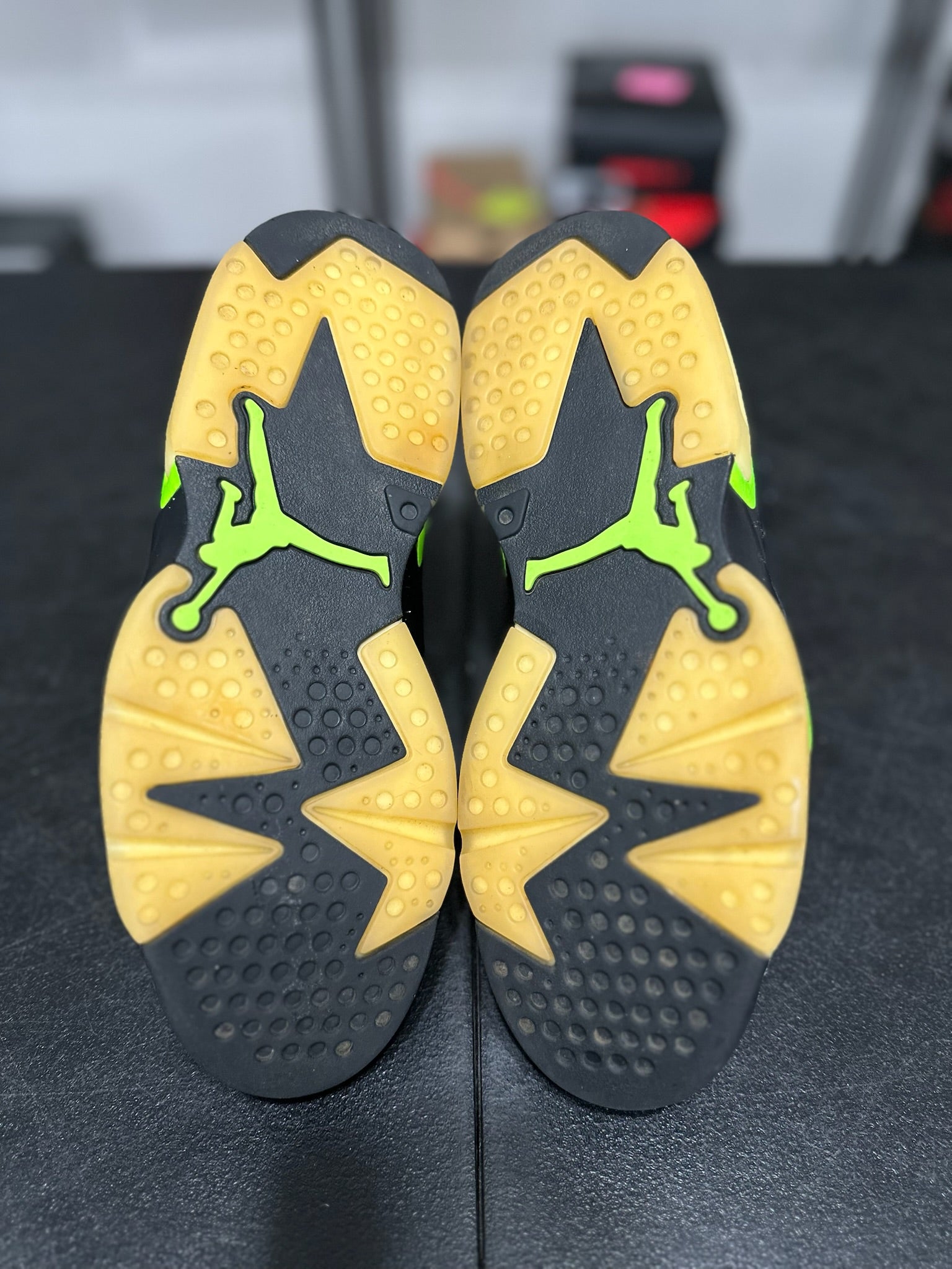 Size 8.5 - j6 electric green