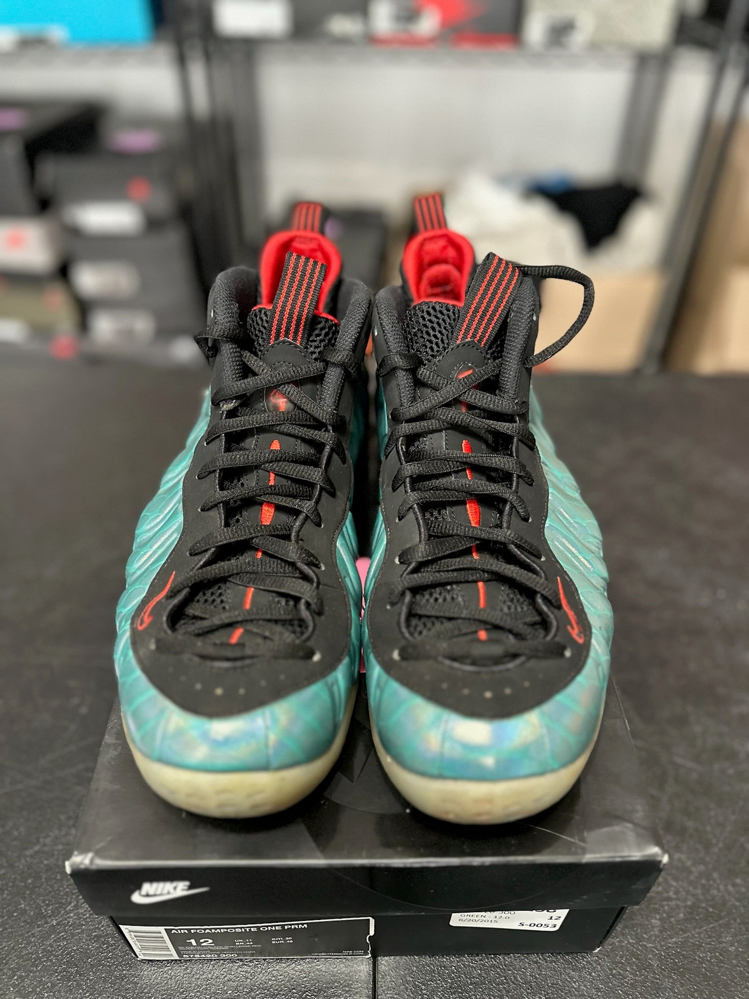 Size 12 - Foamposite 1 Gone Fishing
