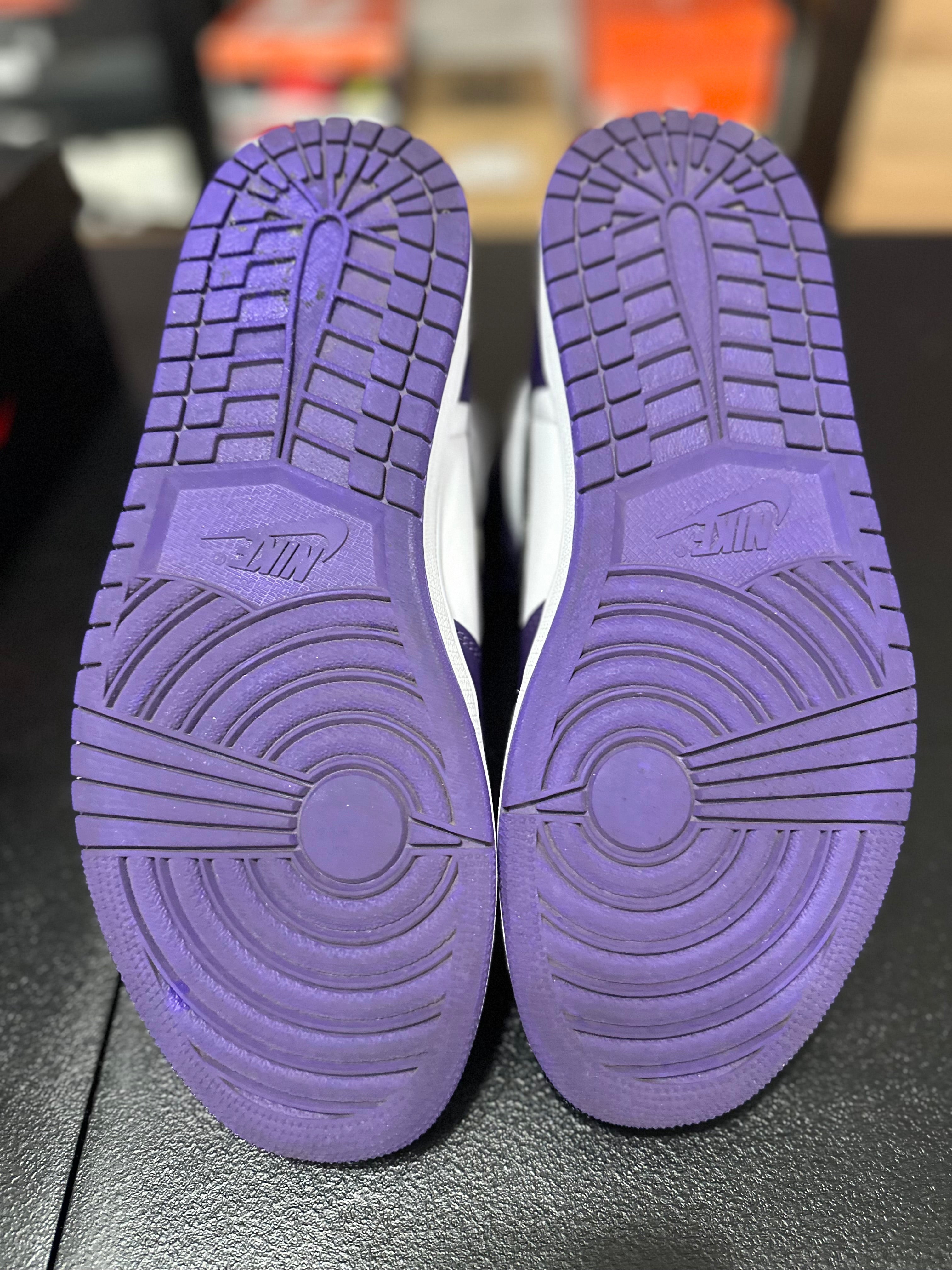 Size 10 - J1 court purple