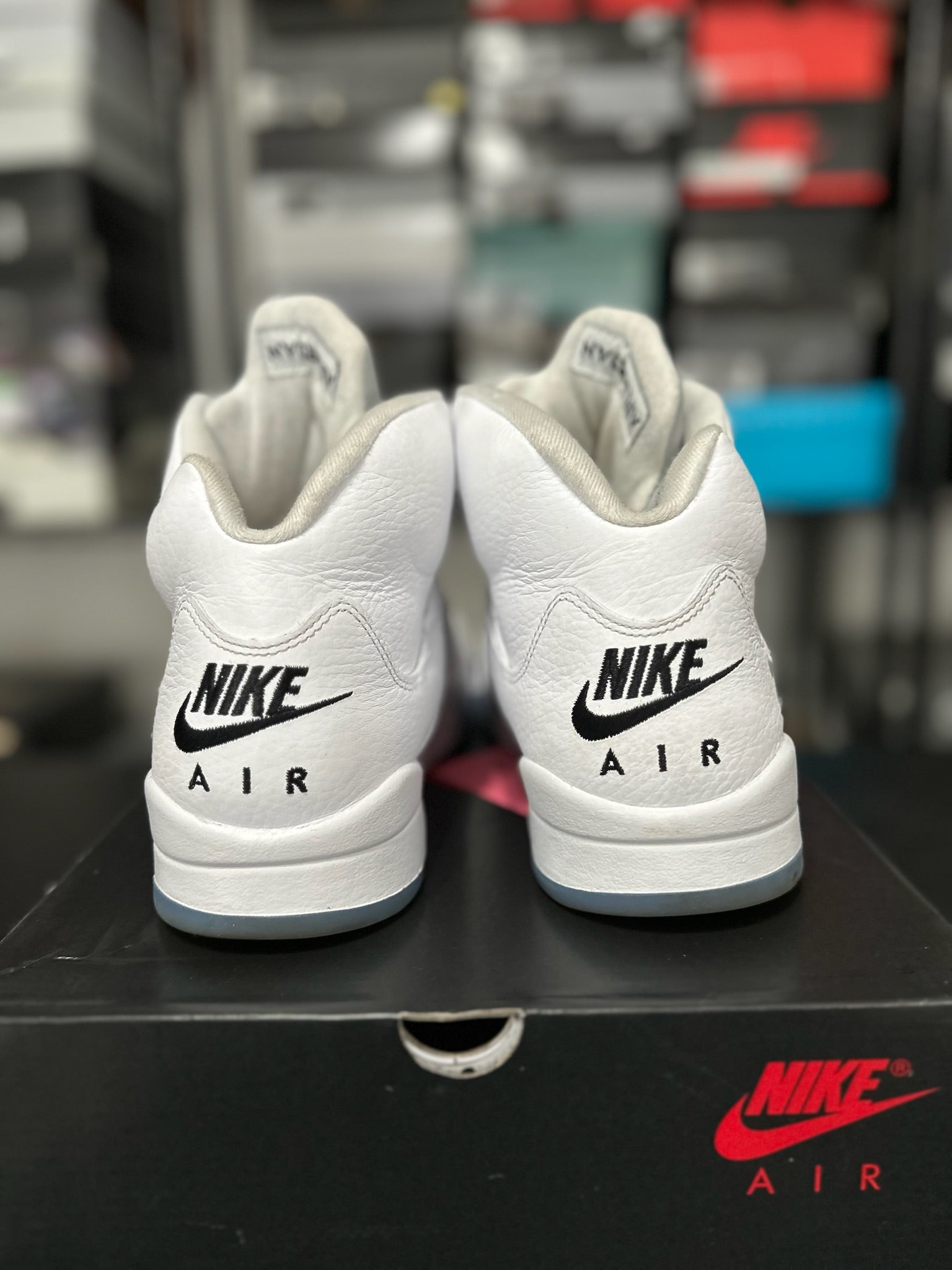 Size 10.5 - J5 White Metallic