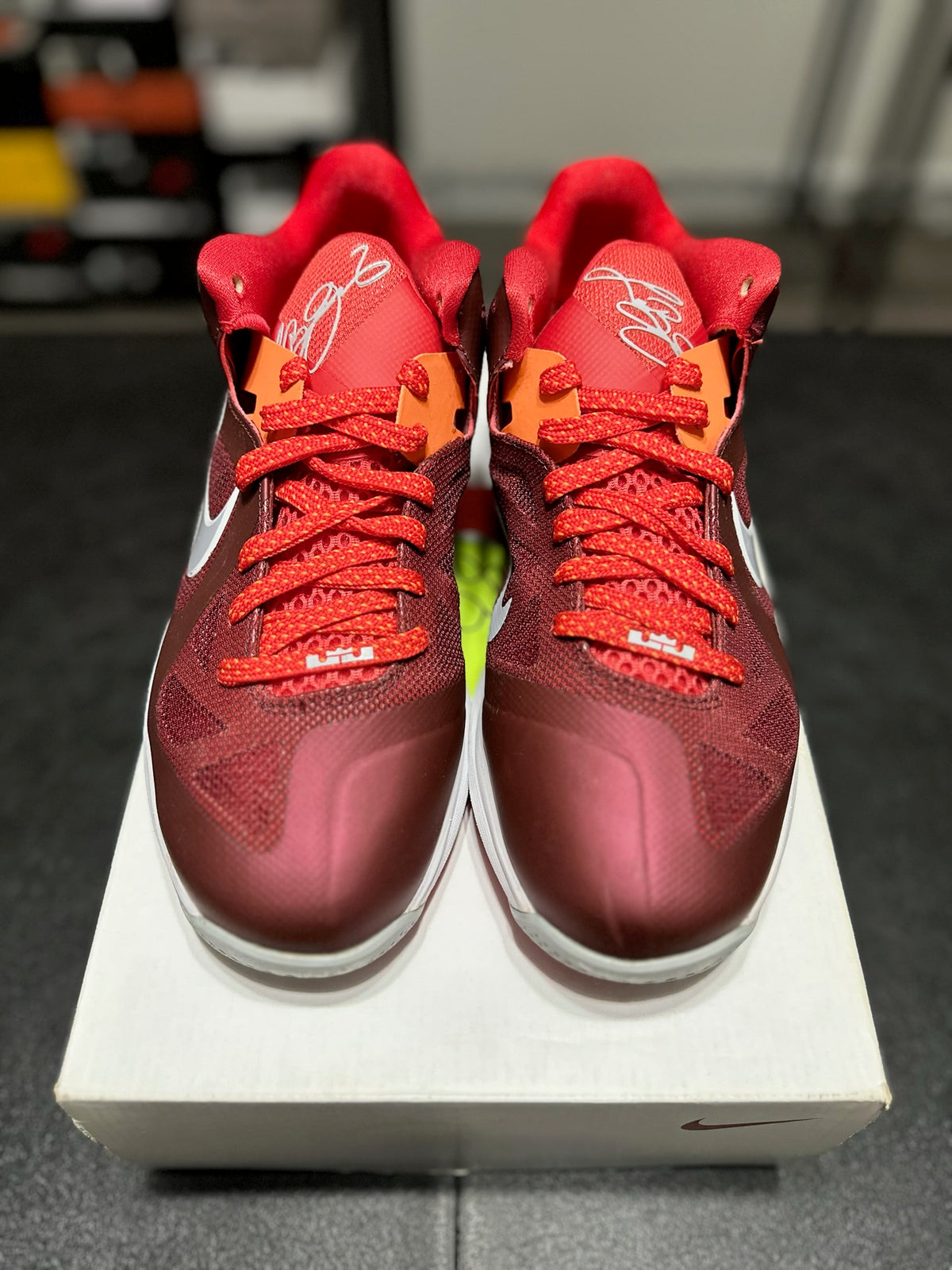 Size 9 - LeBron 9 low cherry