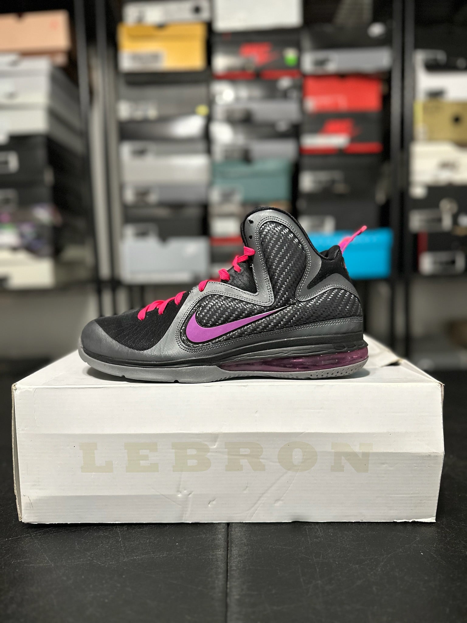 Size 9.5 - LeBron 9 Miami Nights