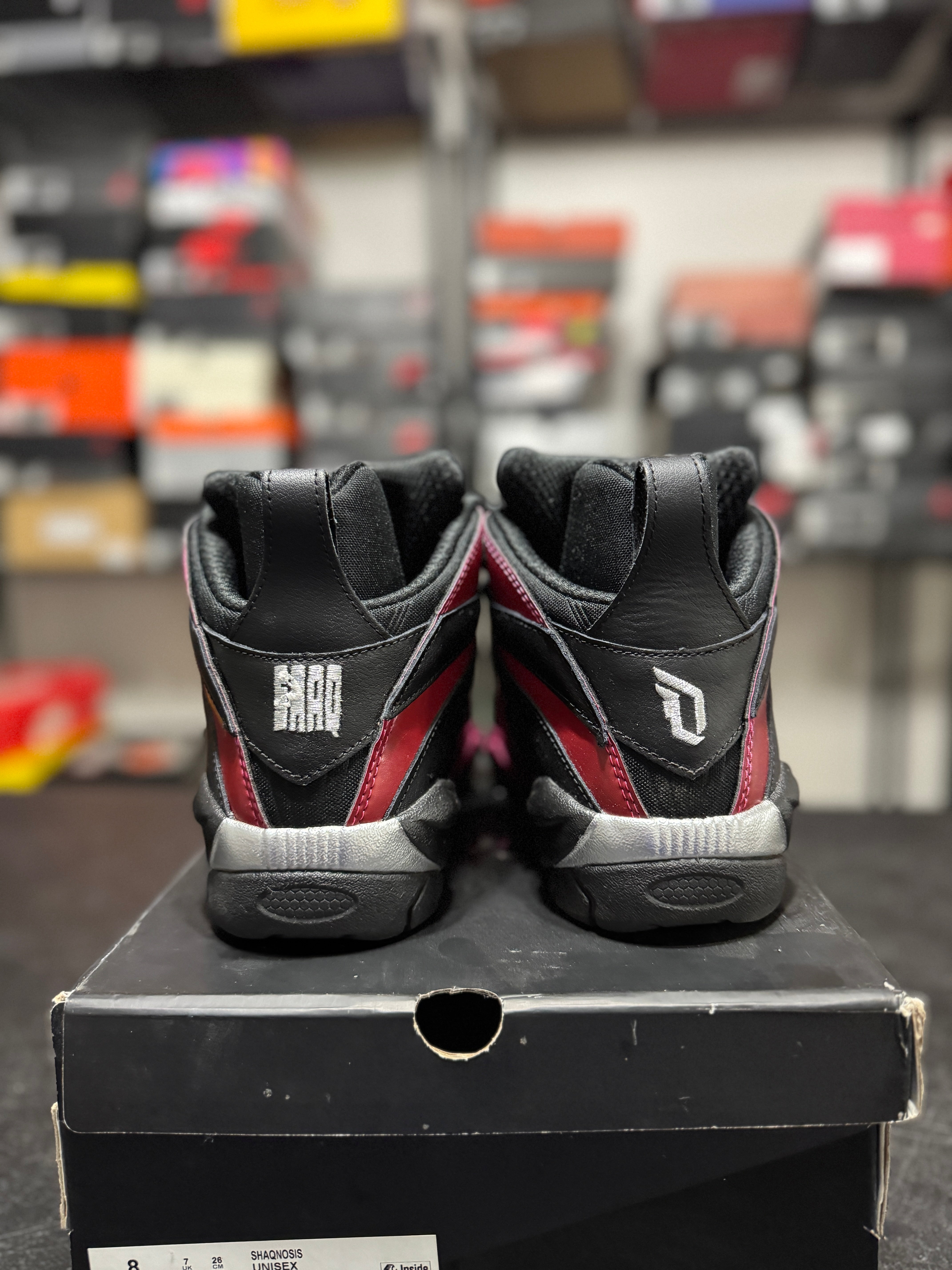 Size 8 - Shaqnosis black/ red