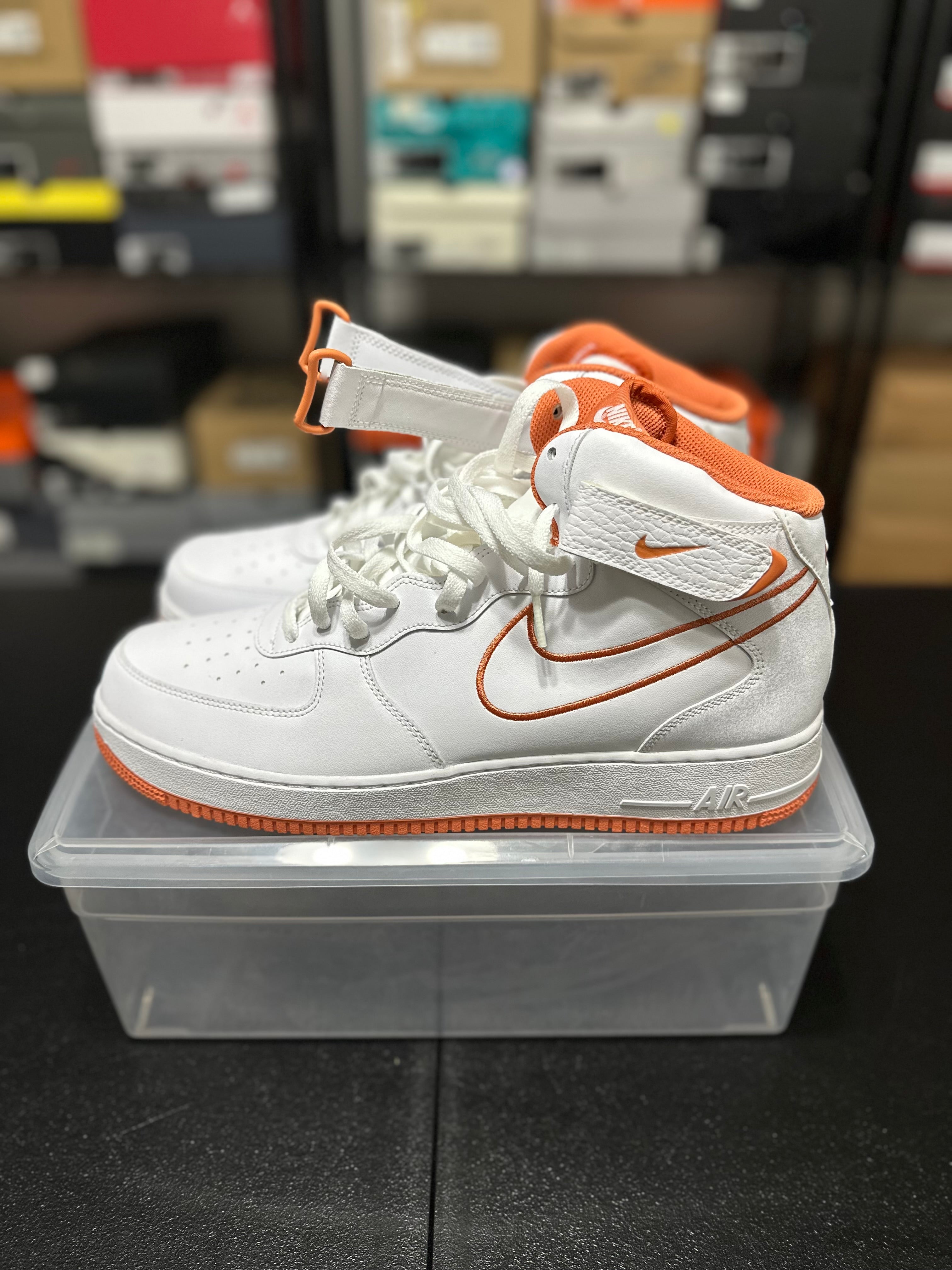 Size 14 - Air Force one mid terra orange