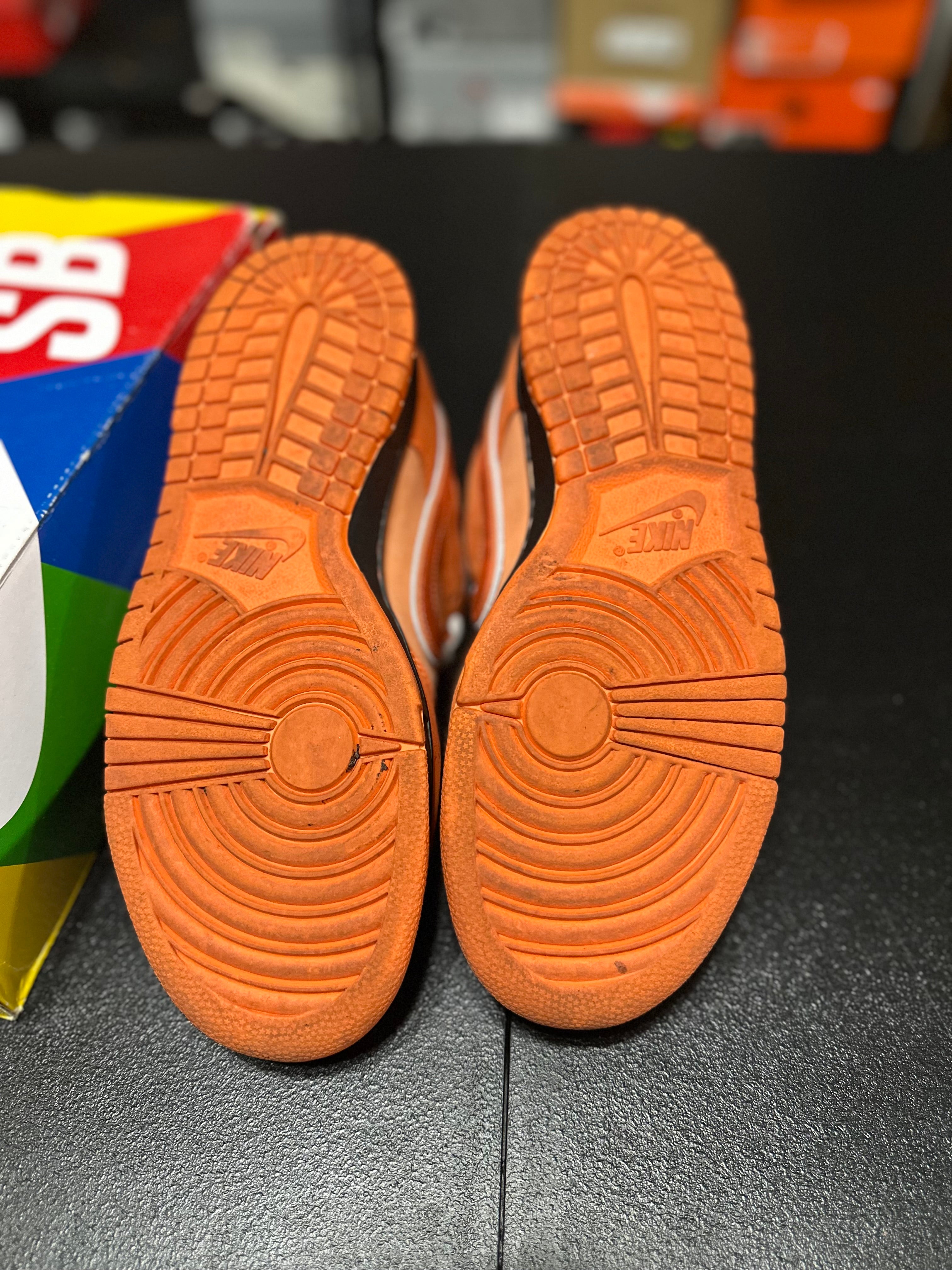 Size 8.5 - Dunk low orange lobster