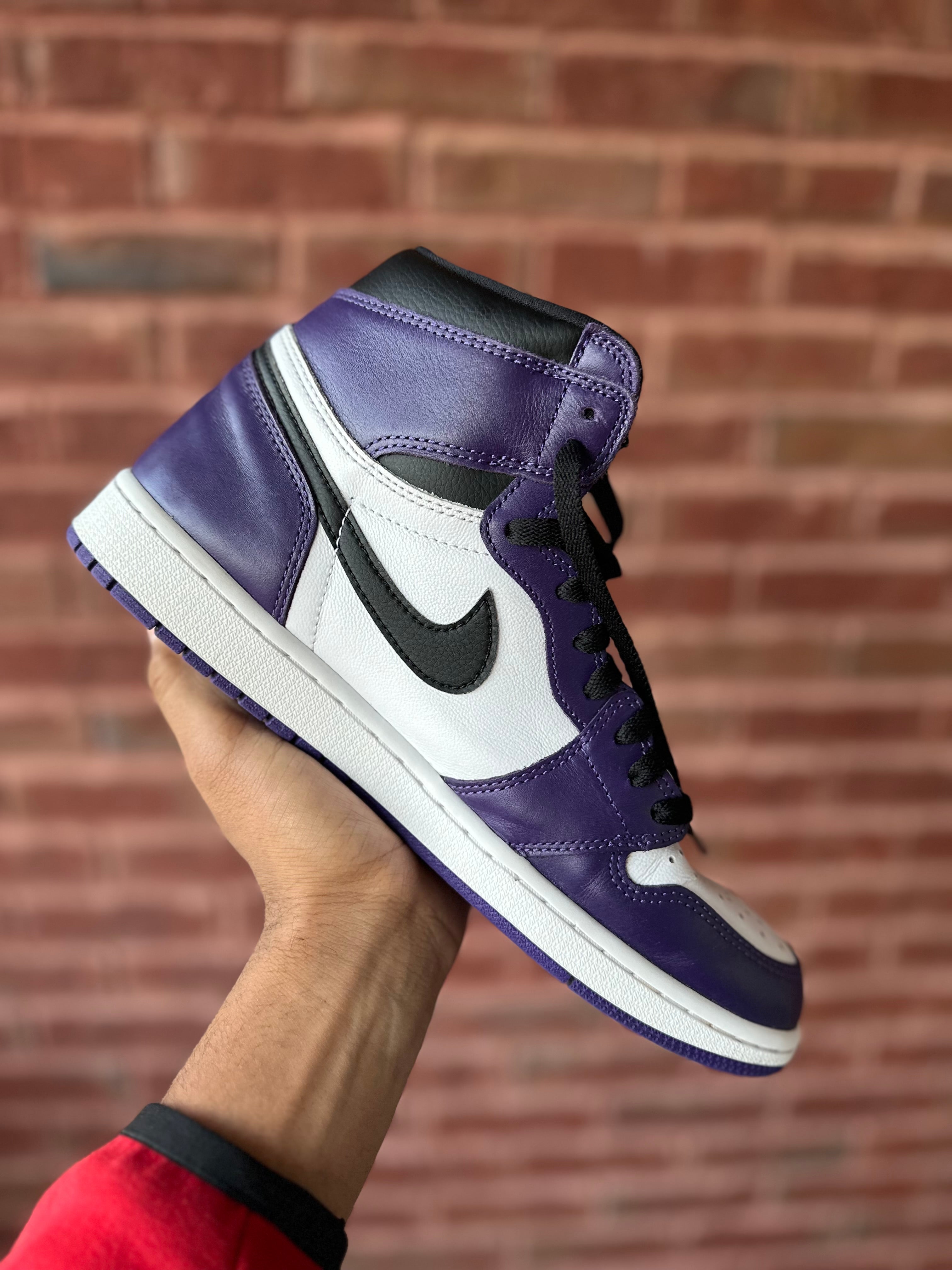 Size 10.5 - J1 court purple