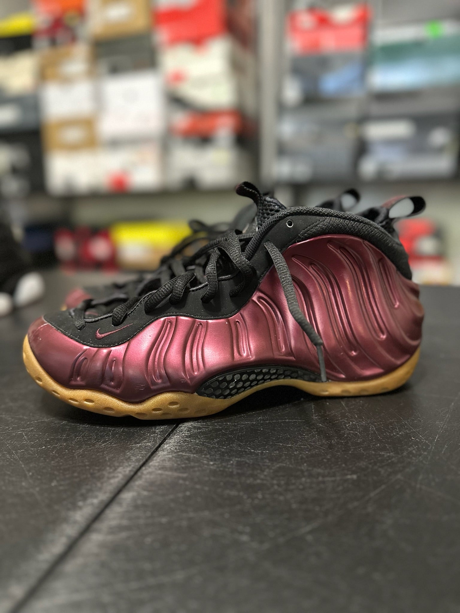 Size 9.5 - Foamposite 1 Maroon