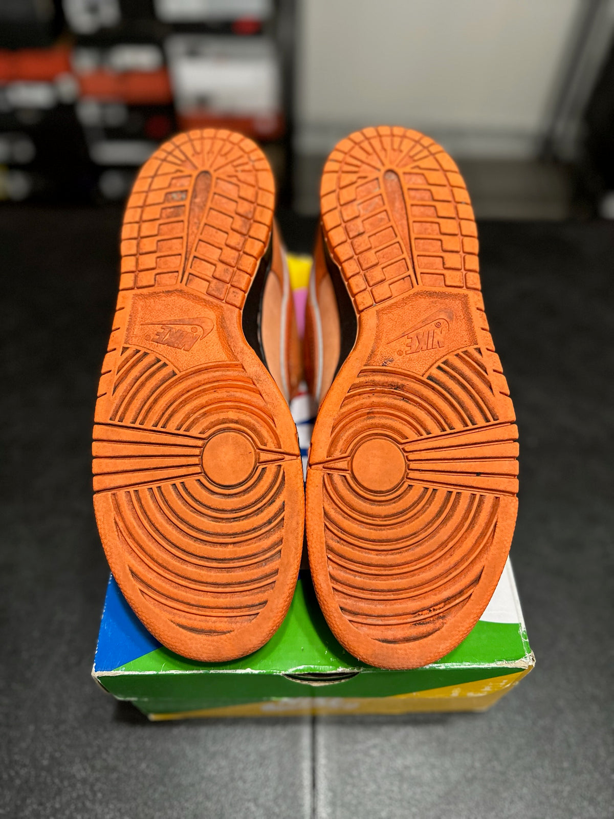 Size 10.5 - sb dunk low concept orange lobster