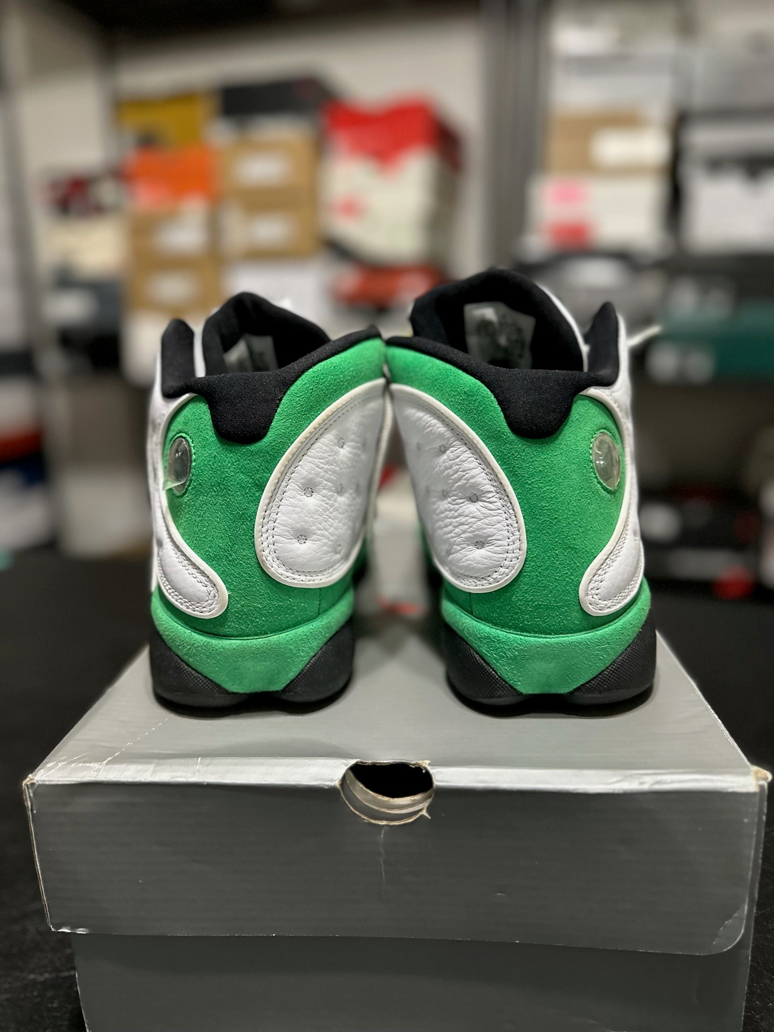 Size 10 - J13 White Lucky Green