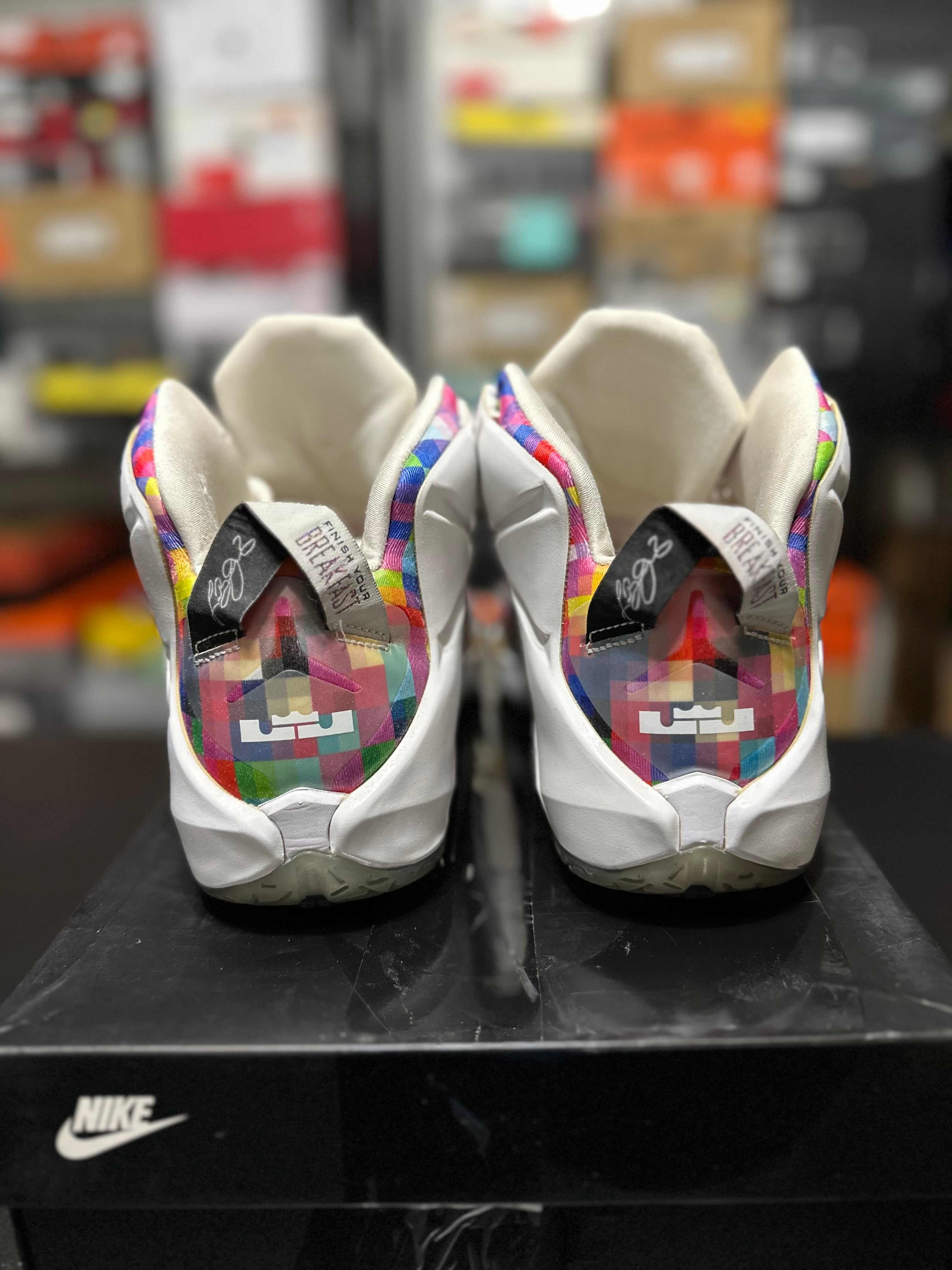 Size 9.5 - LeBron 12 prism