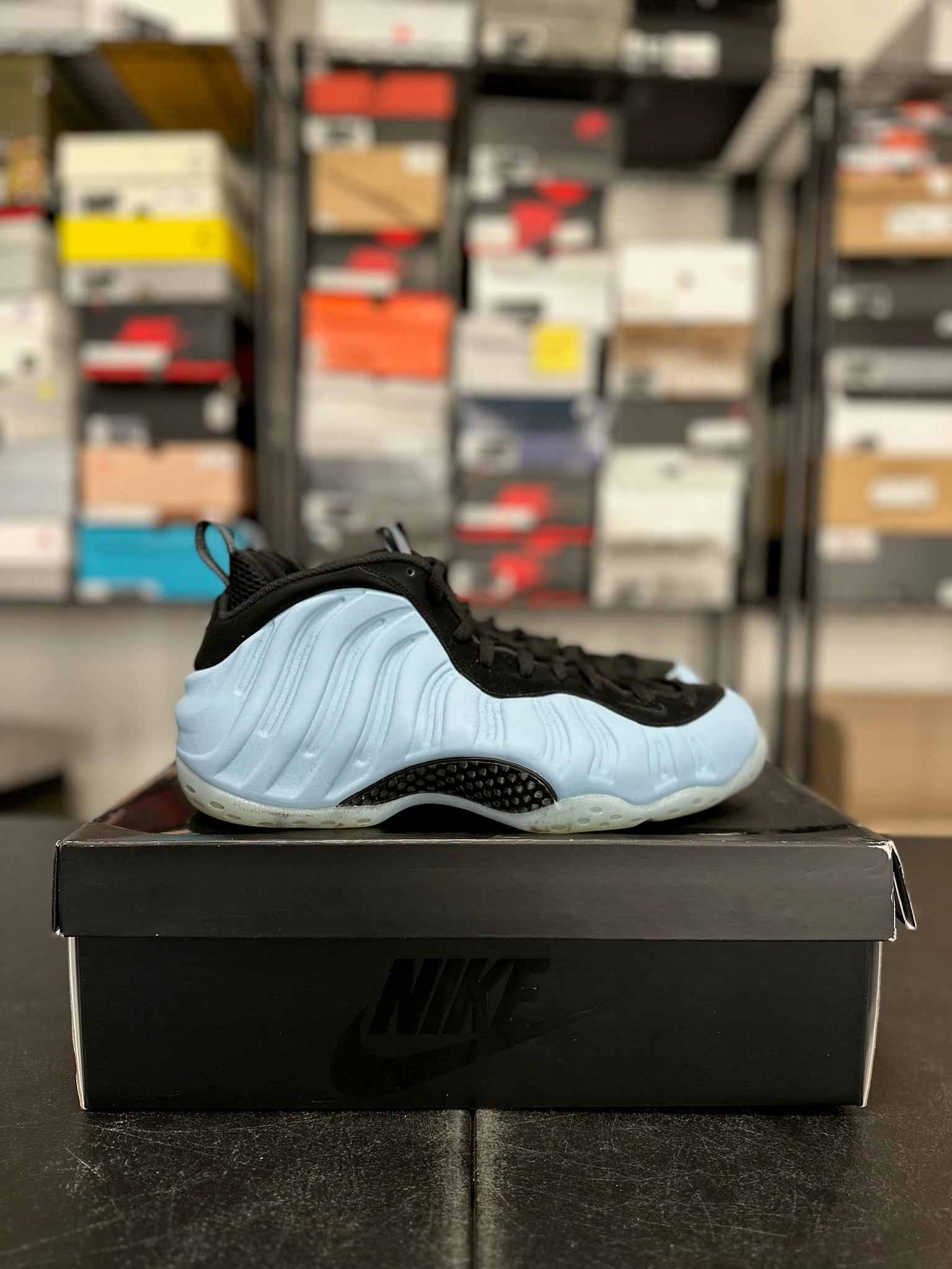 Size 12 - Foamposite 1 Psychic Blue