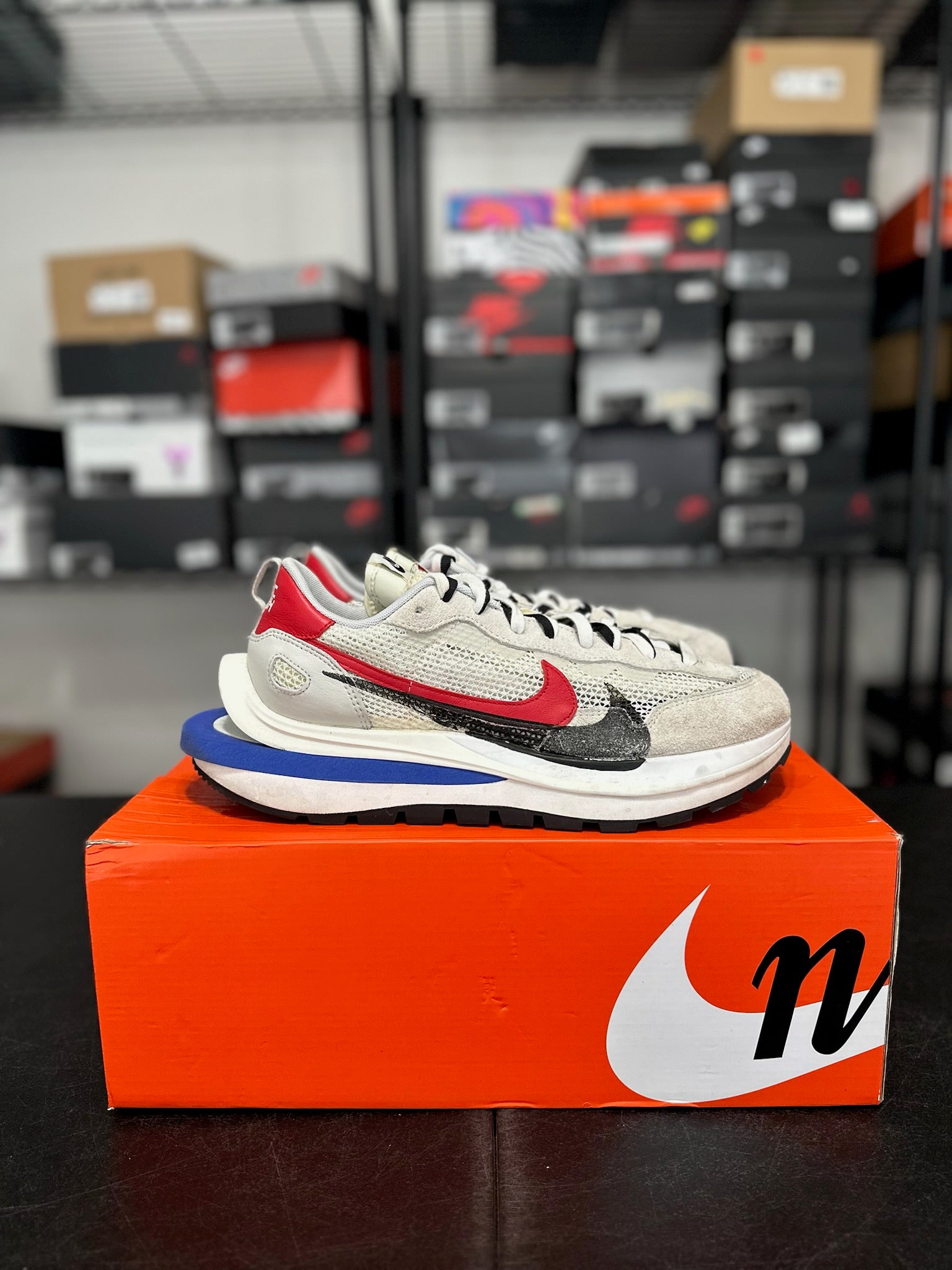 Size 12 - VaporWaffle sacai sport fuchsia game royal