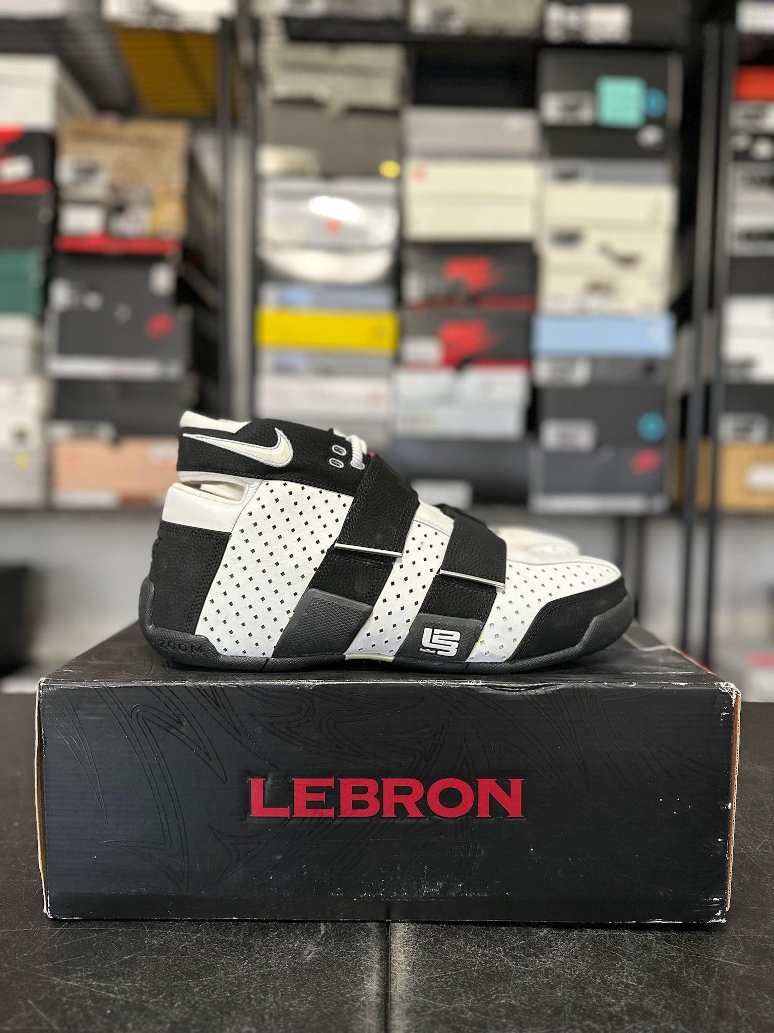 Size 13 - LeBron 20-5-5 White Metallic Silver Black