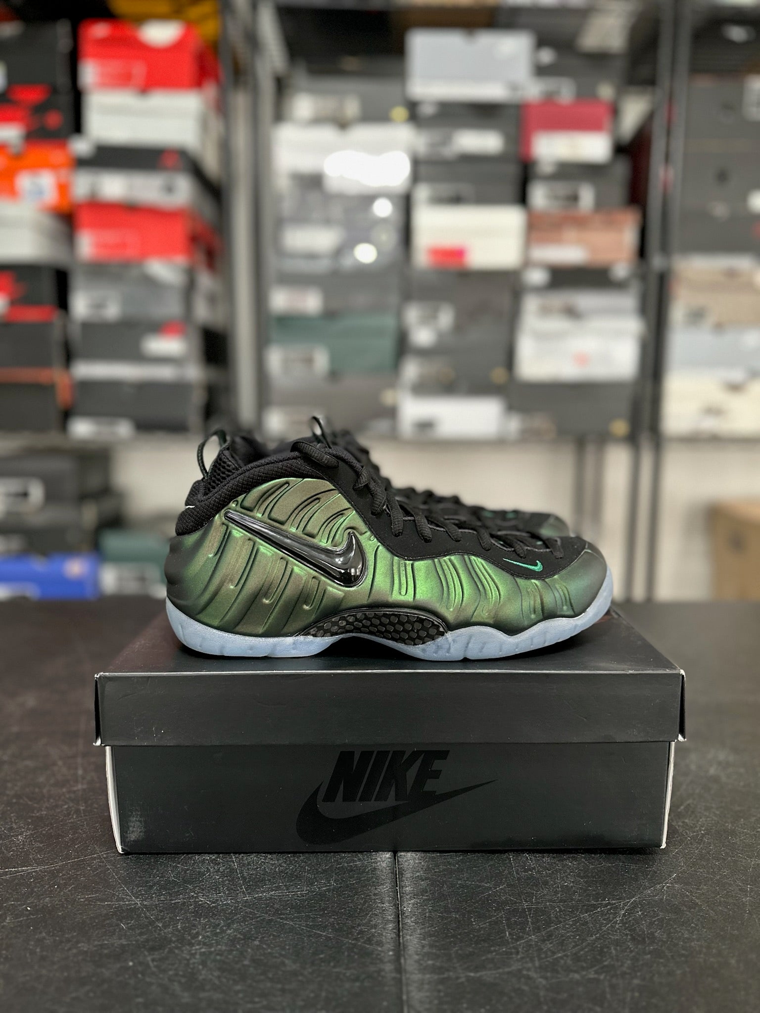 Size 10 - Foamposite Pro Pine Green