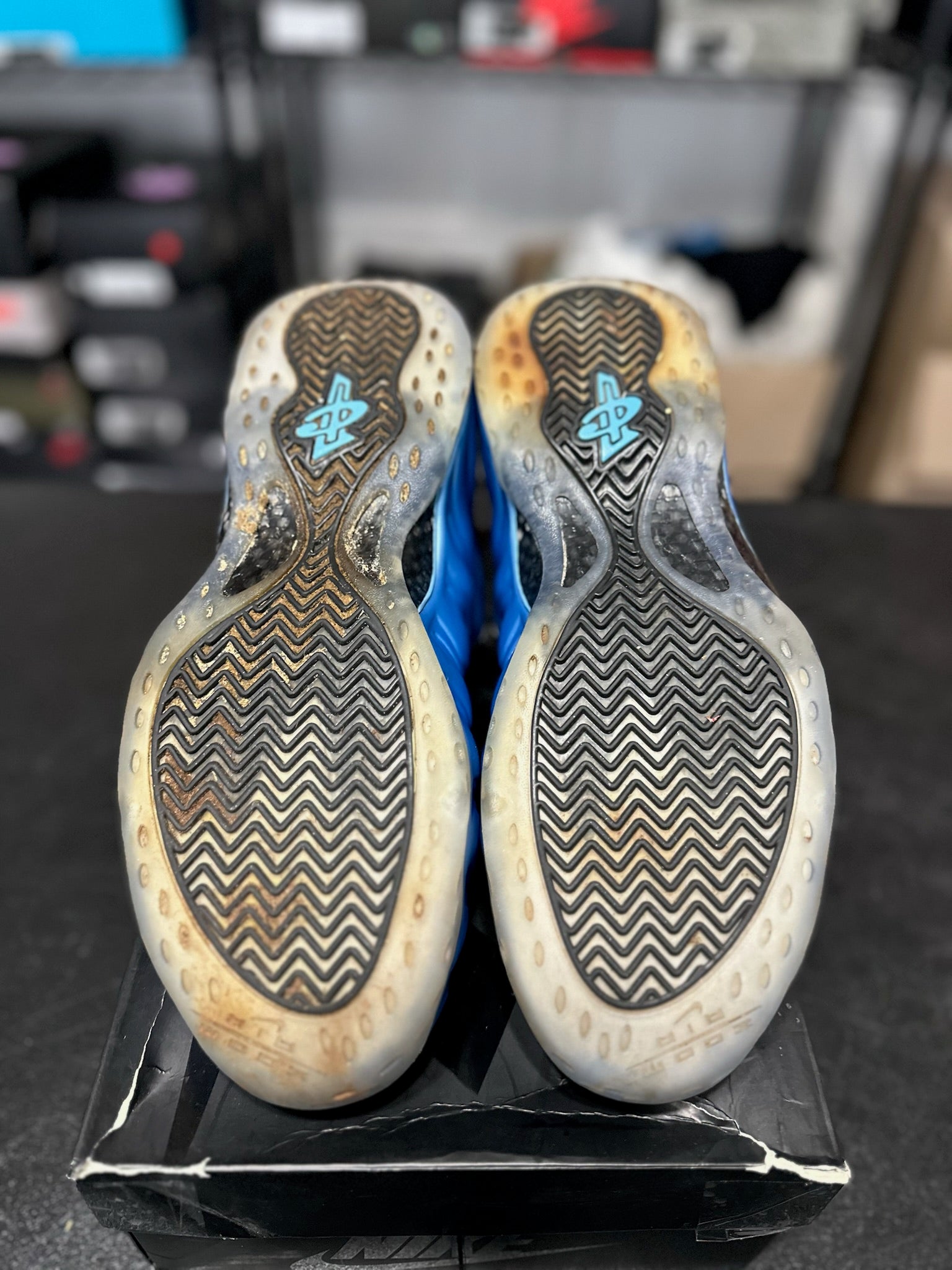 Size 11.5 - Foamposite 1 University Blue