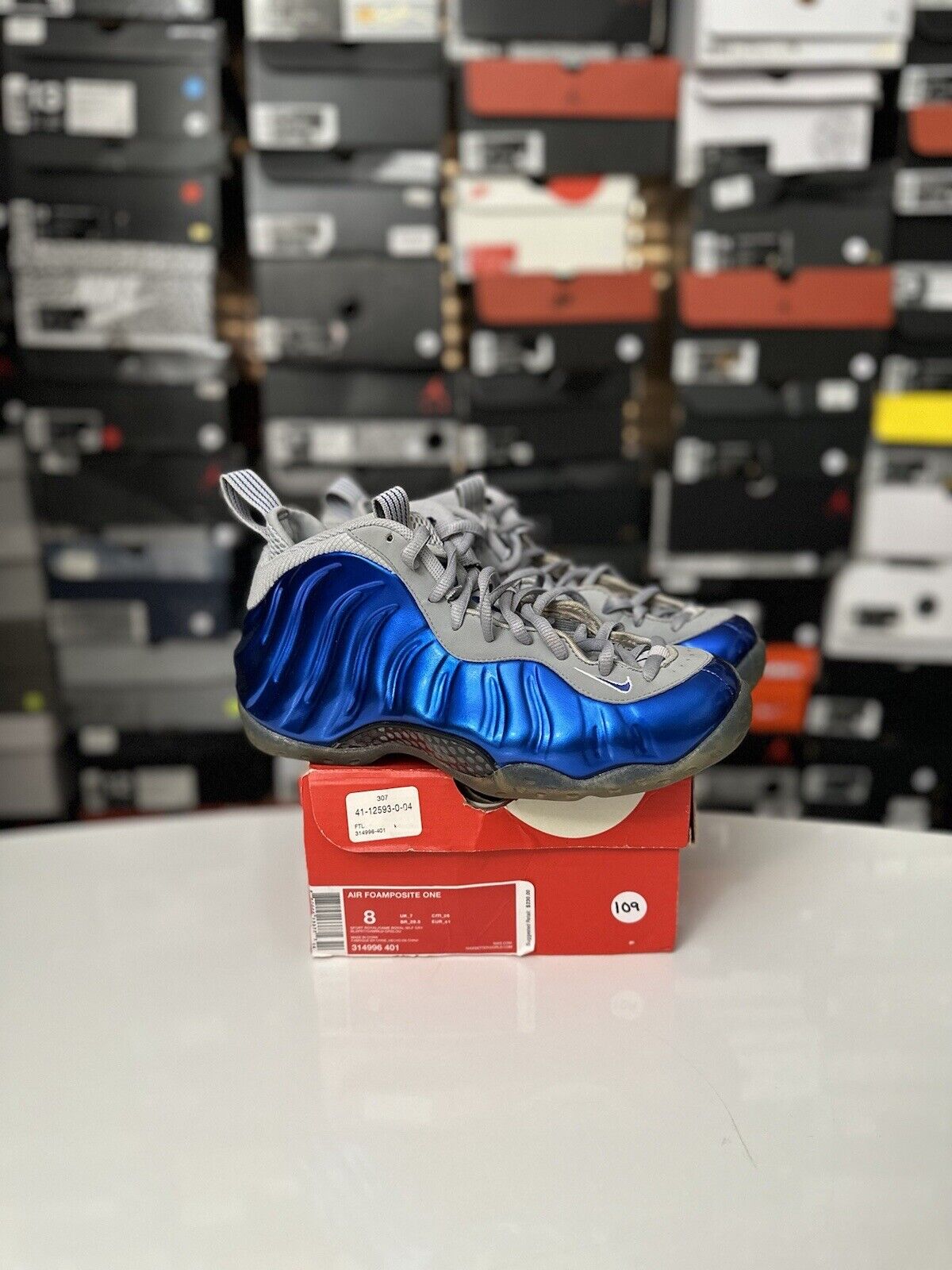 Size 8 - Nike Air Foamposite One Sport Royal