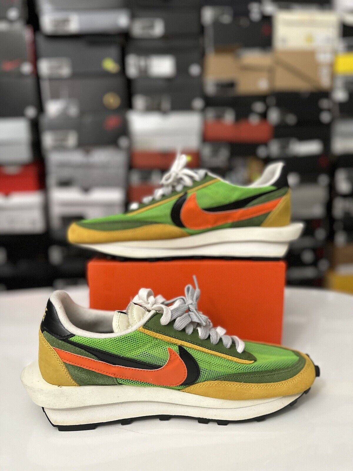 Size 10.5 - Nike sacai x LDWaffle Green Gusto