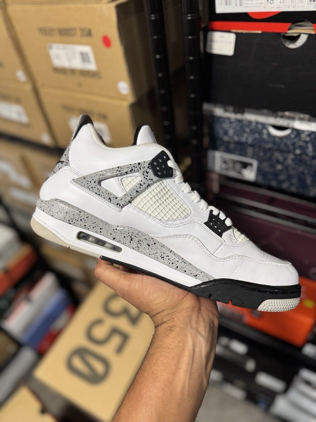 Size 11.5 - Jordan 4 Retro OG Mid White Cement