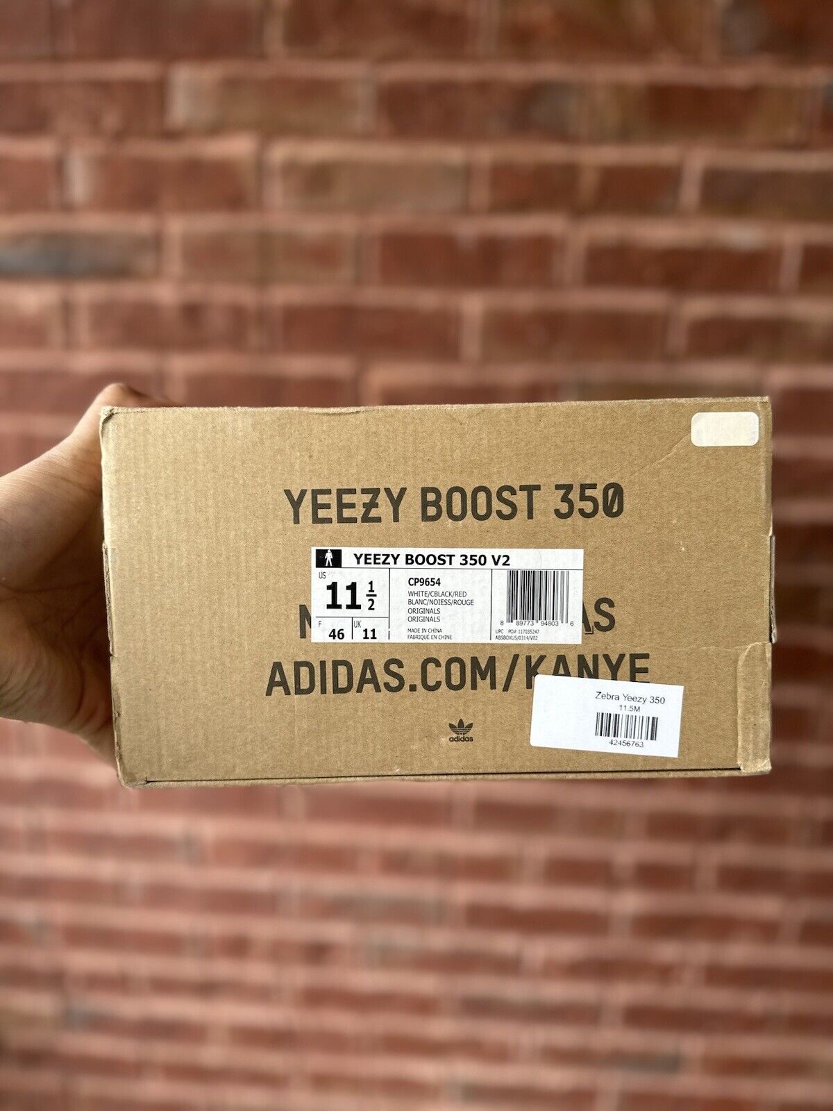 Size 11.5 - adidas Yeezy Boost 350 V2 Low Zebra