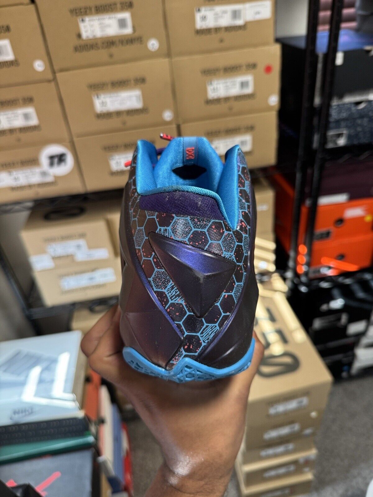 Size 10.5 - Nike LeBron 11 Hornets