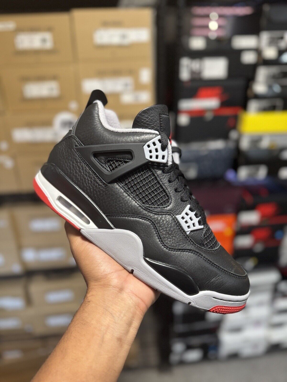 Size 10 - Air Jordan 4 Retro Bred Reimagined