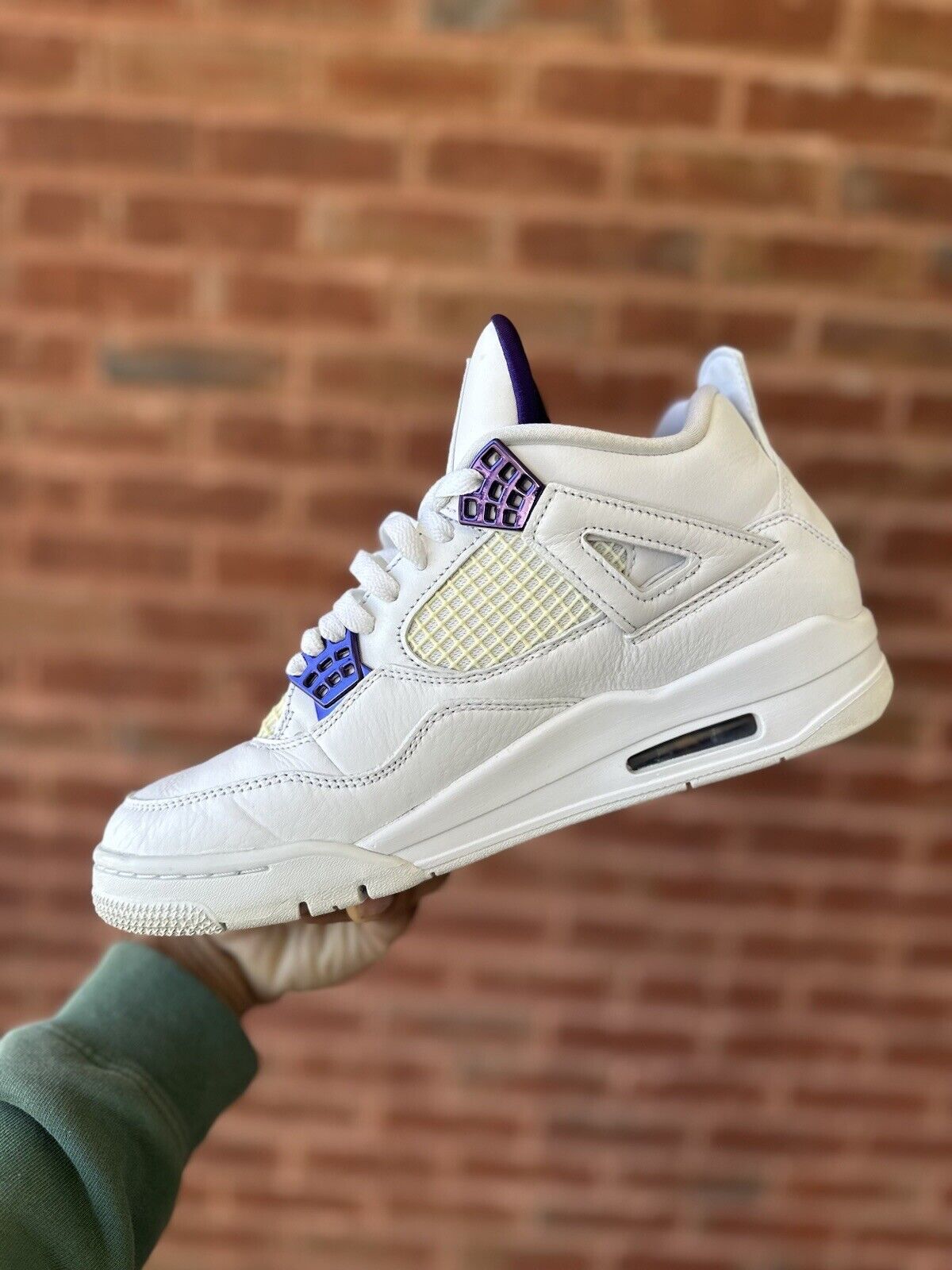 Size 9 - Jordan 4 Retro Mid Purple Metallic