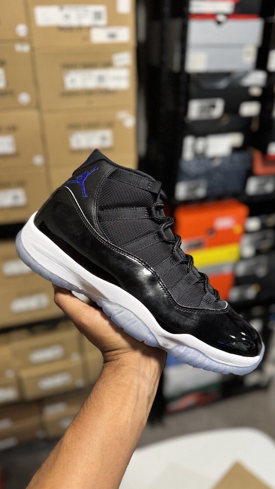 Size 10.5 - Jordan 11 Retro High Space Jam