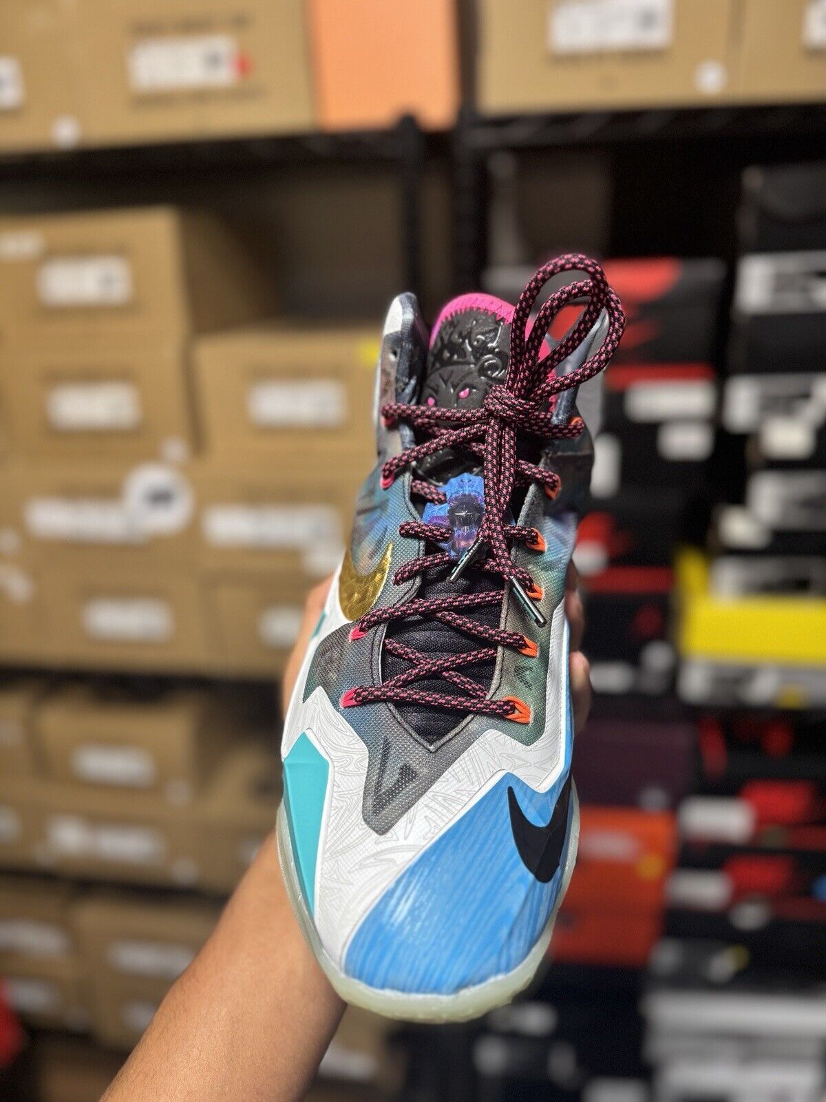 Size 10.5 - Nike LeBron 11 Premium What The LeBron