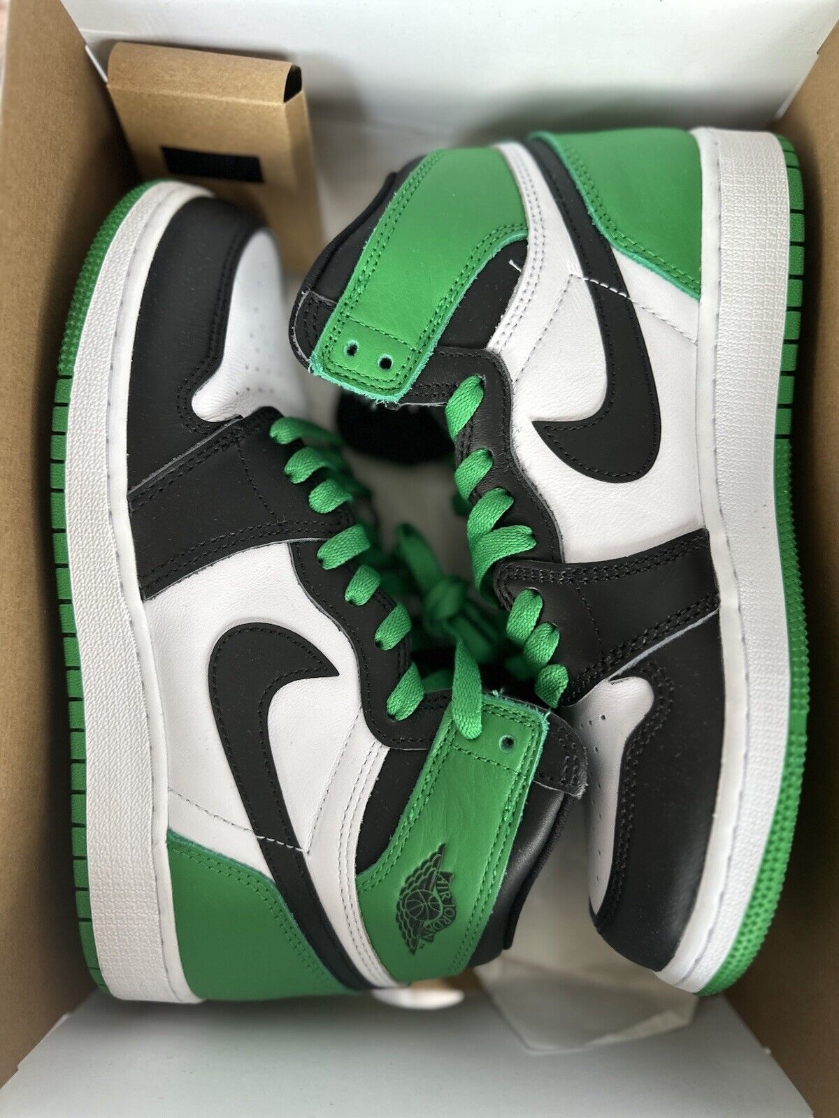 Size 6 - Air Jordan 1 Retro OG High Lucky Green