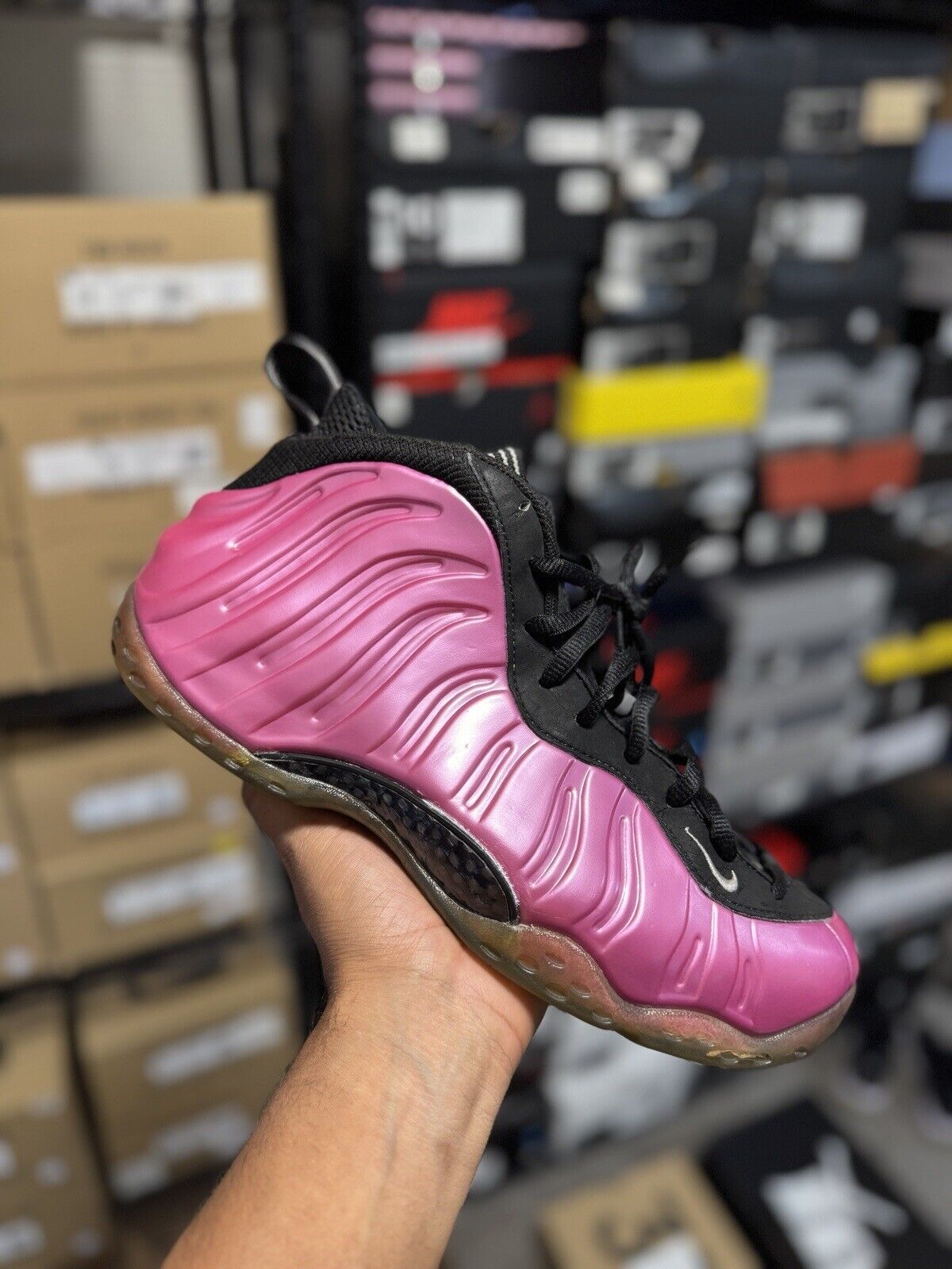 Size 11 - Nike Air Foamposite One Pearlized Pink