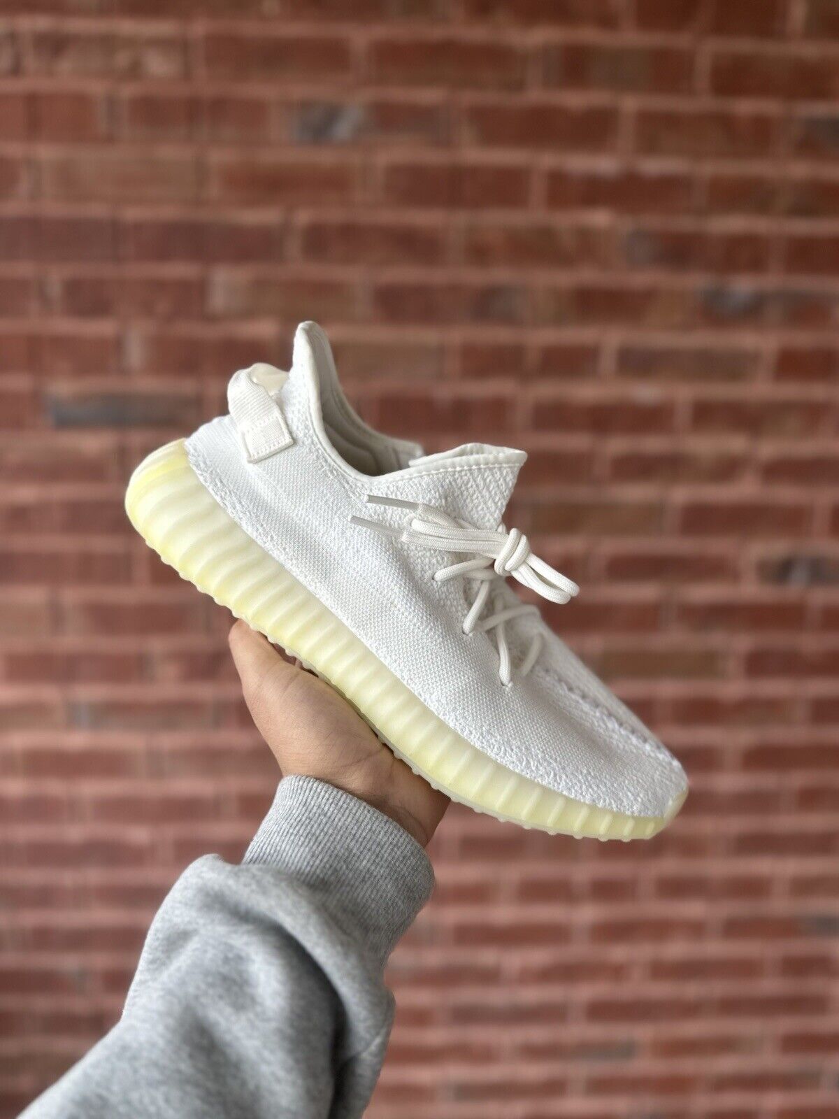 Size 11.5 - adidas Yeezy Boost 350 V2 Low Cream White / Triple White