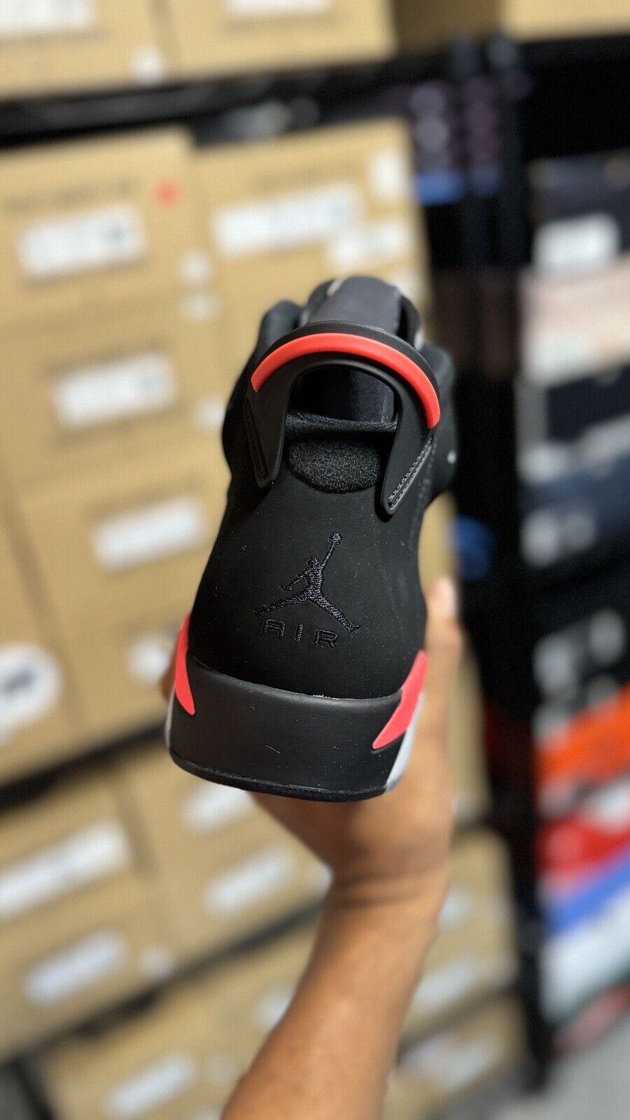 Size 10.5 - Jordan 6 Retro Infrared Black 2014