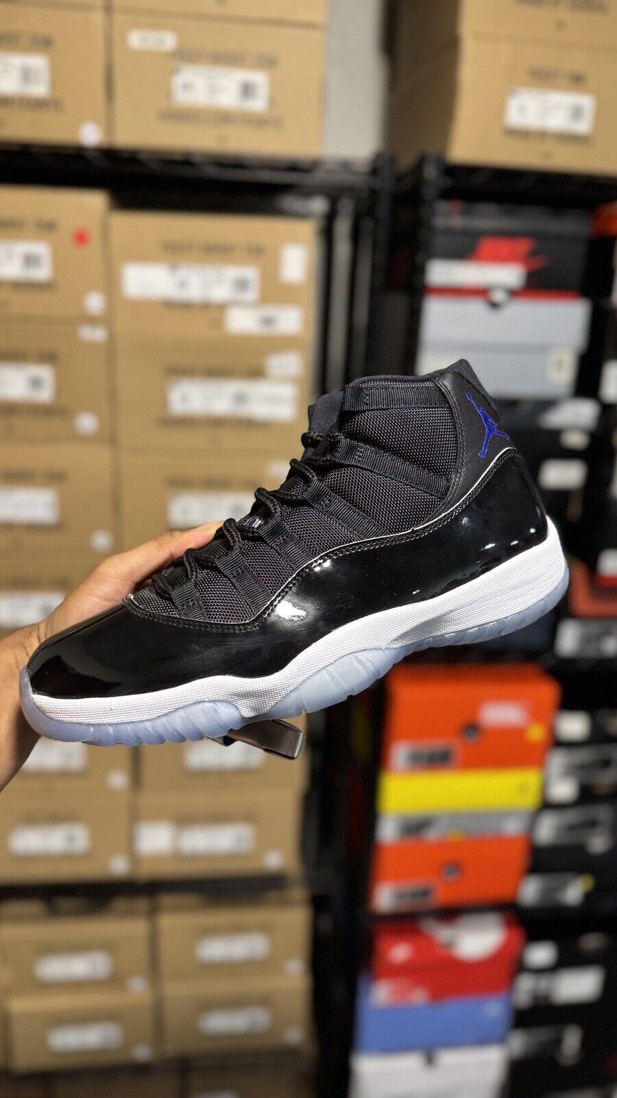 Size 10.5 - Jordan 11 Retro High Space Jam